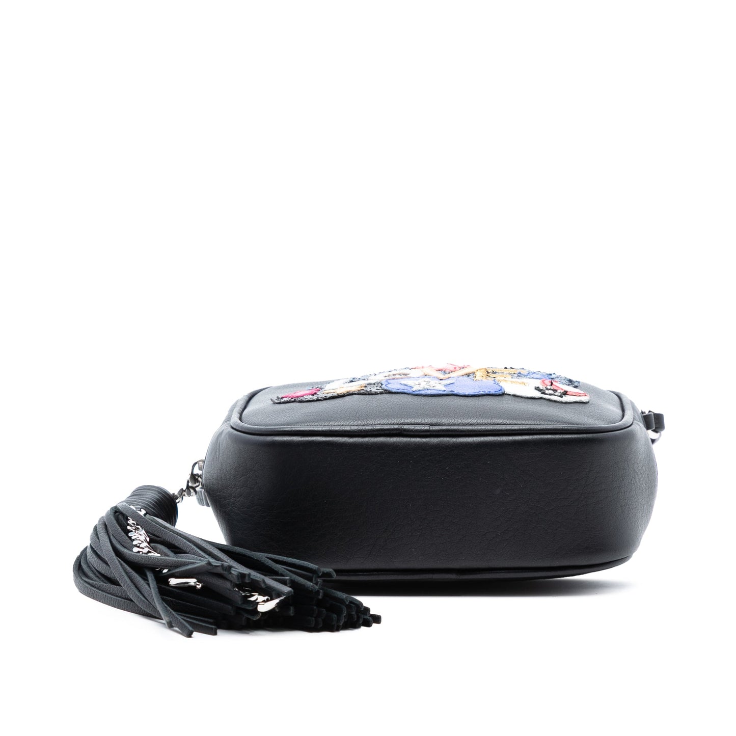 Mini Embroidered Nappa Love Blogger Camera Bag