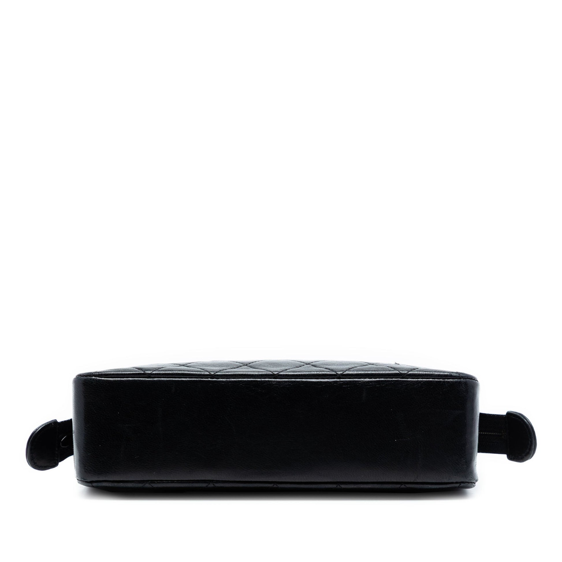 Chanel CC Quilted Lambskin Zip Handbag
