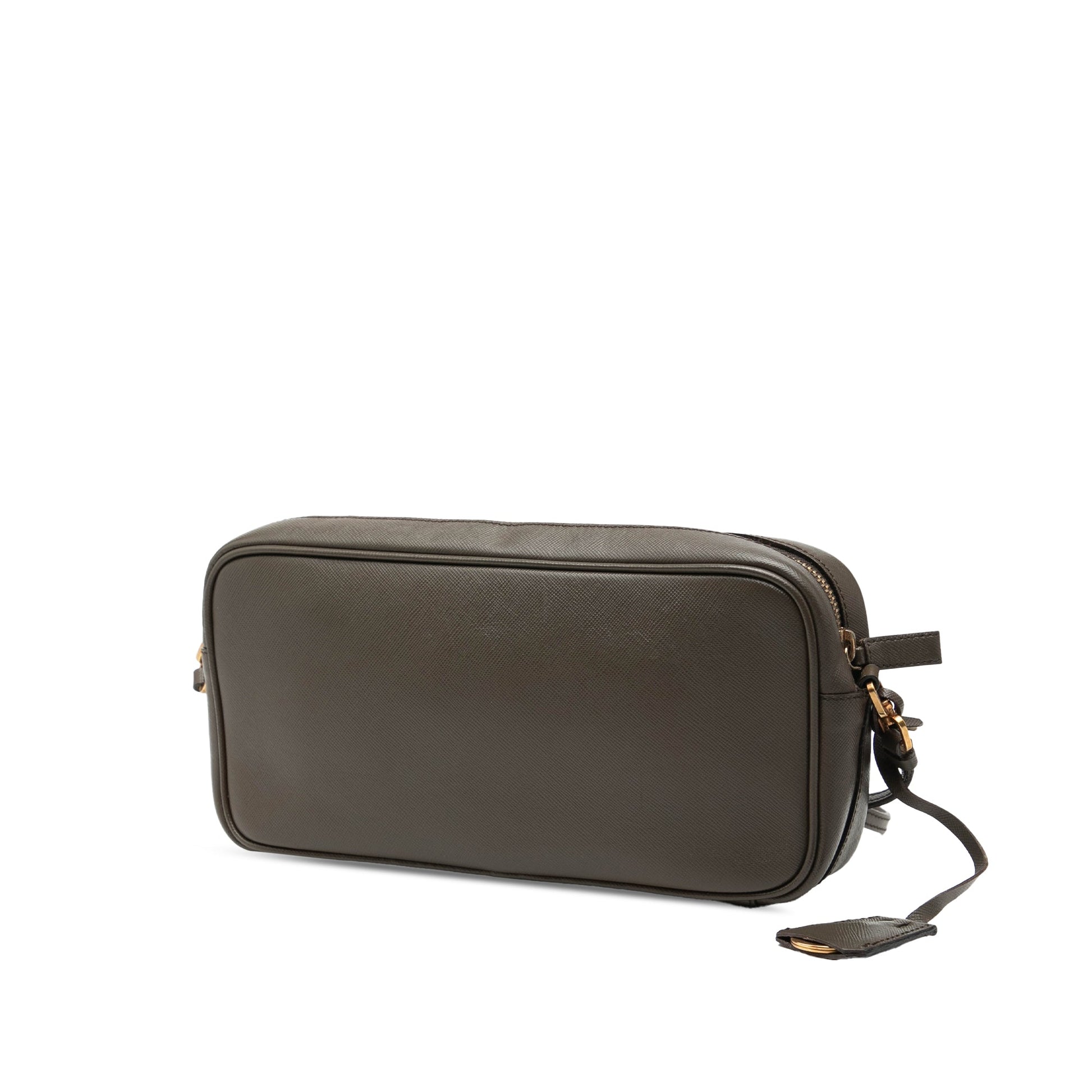 Prada Saffiano East West Shoulder Bag