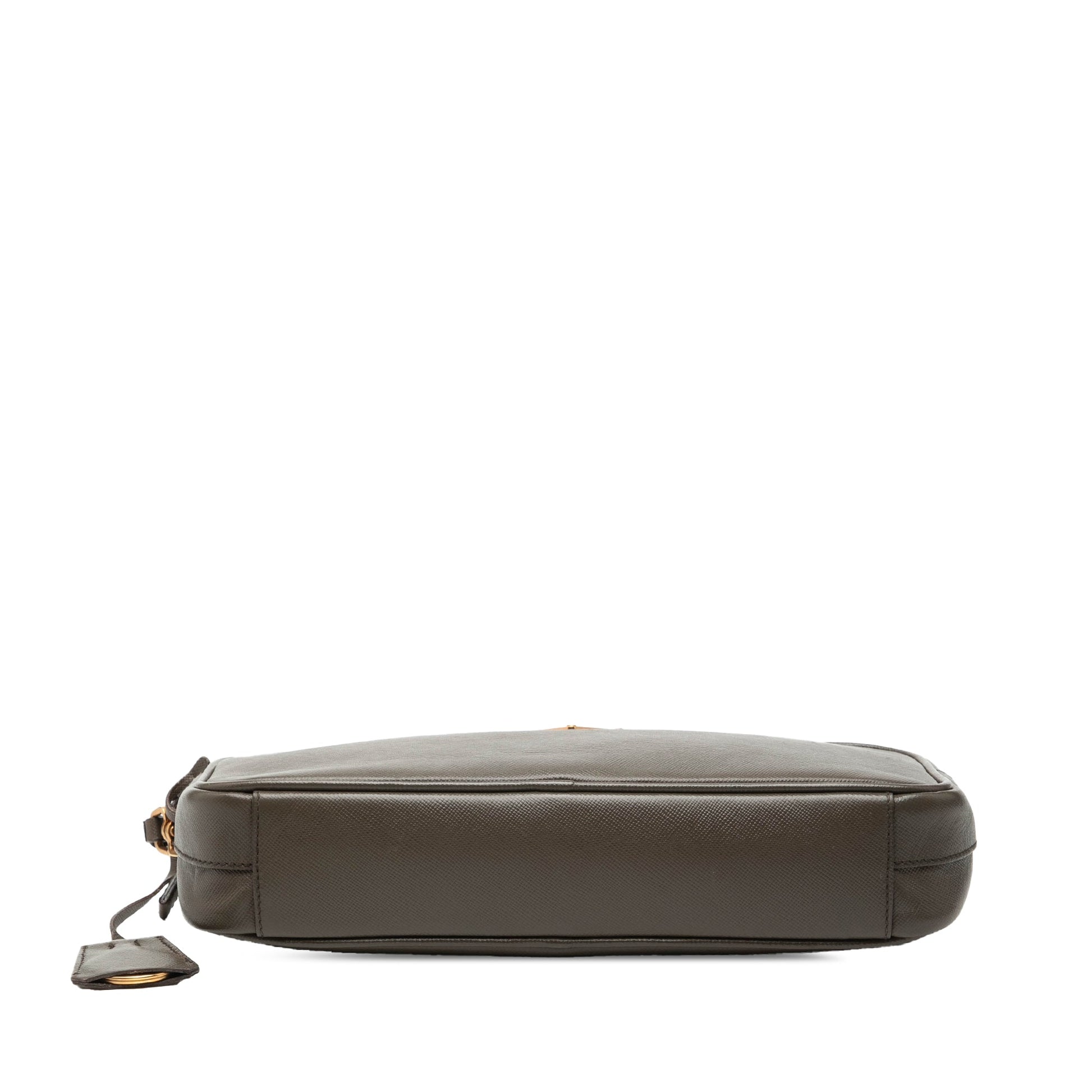 Prada Saffiano East West Shoulder Bag