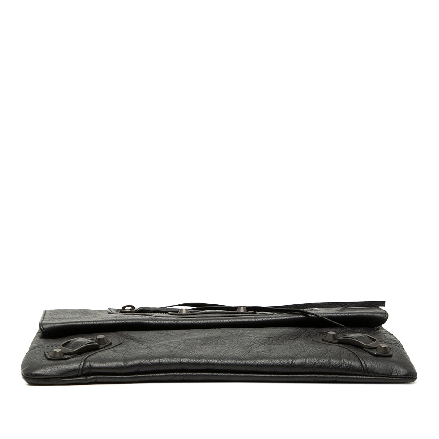 Balenciaga Lambskin Motocross Classic Envelope Clutch
