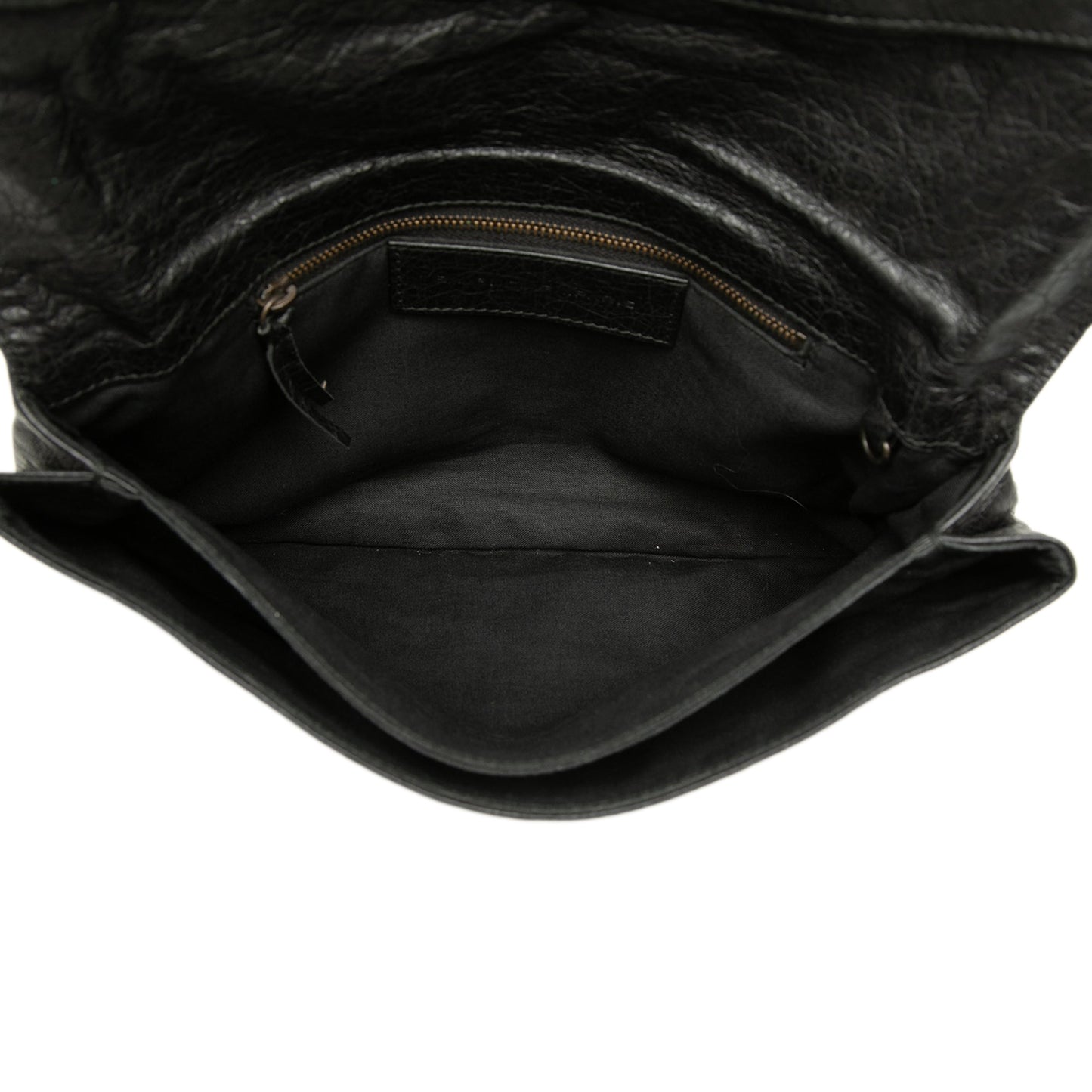 Balenciaga Lambskin Motocross Classic Envelope Clutch