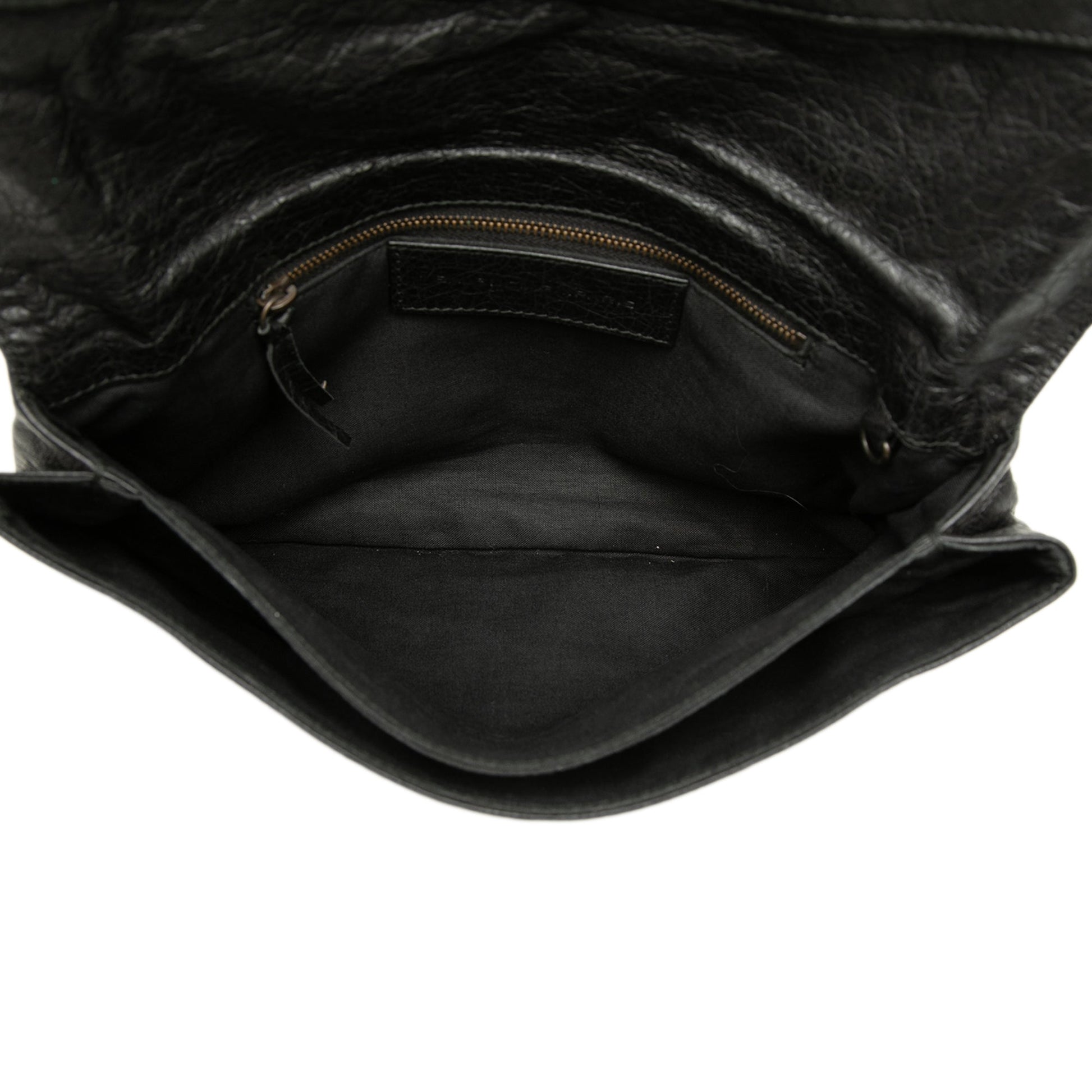 Balenciaga Lambskin Motocross Classic Envelope Clutch