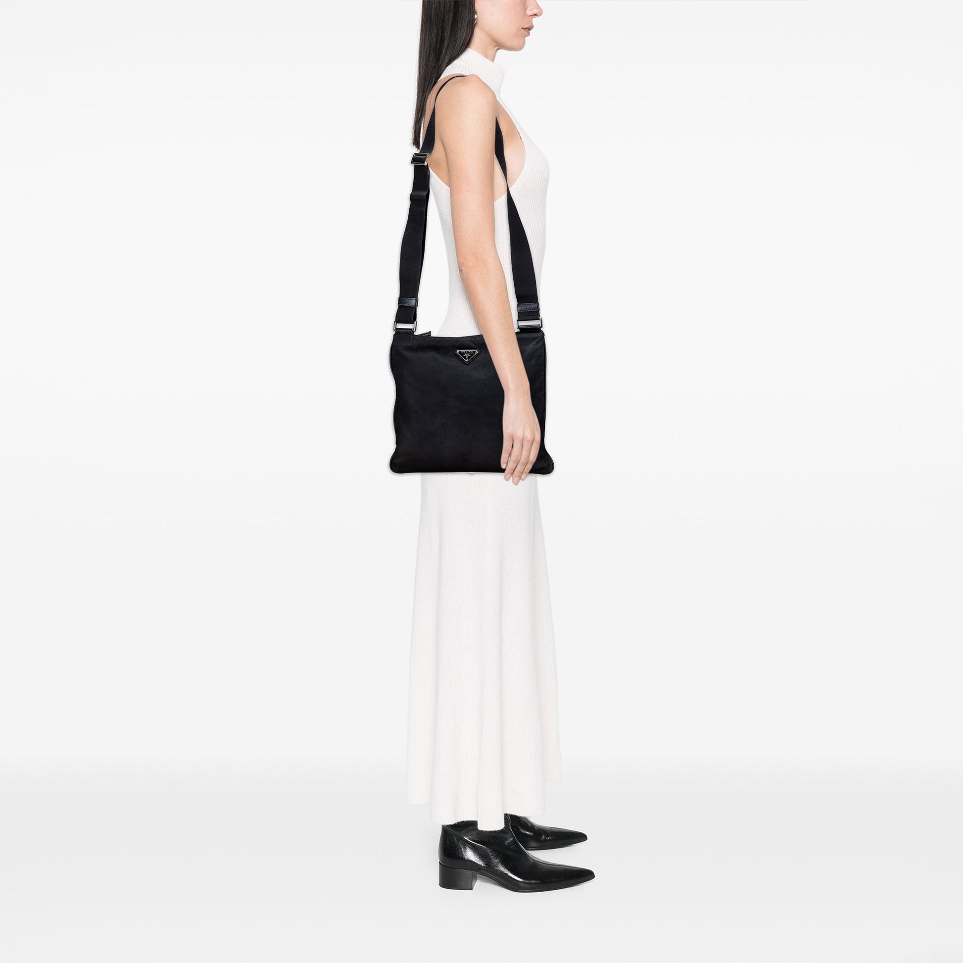 Tessuto Zip Top Crossbody