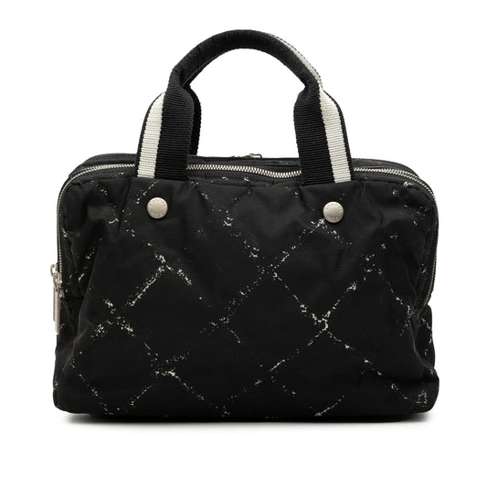 Chanel Old Travel Line Nylon Handbag