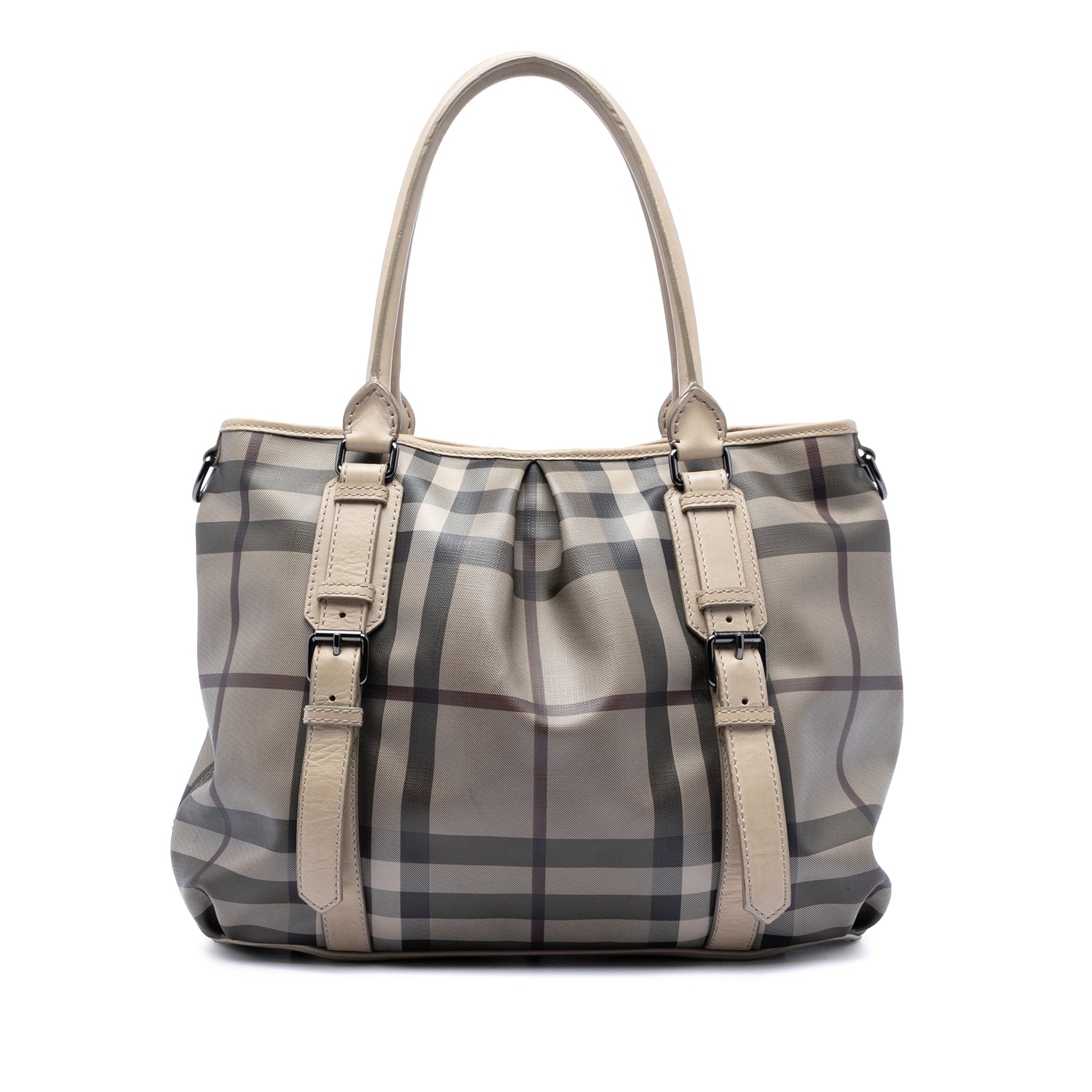 Smoke Check Coated Canvas Northfield Satchel