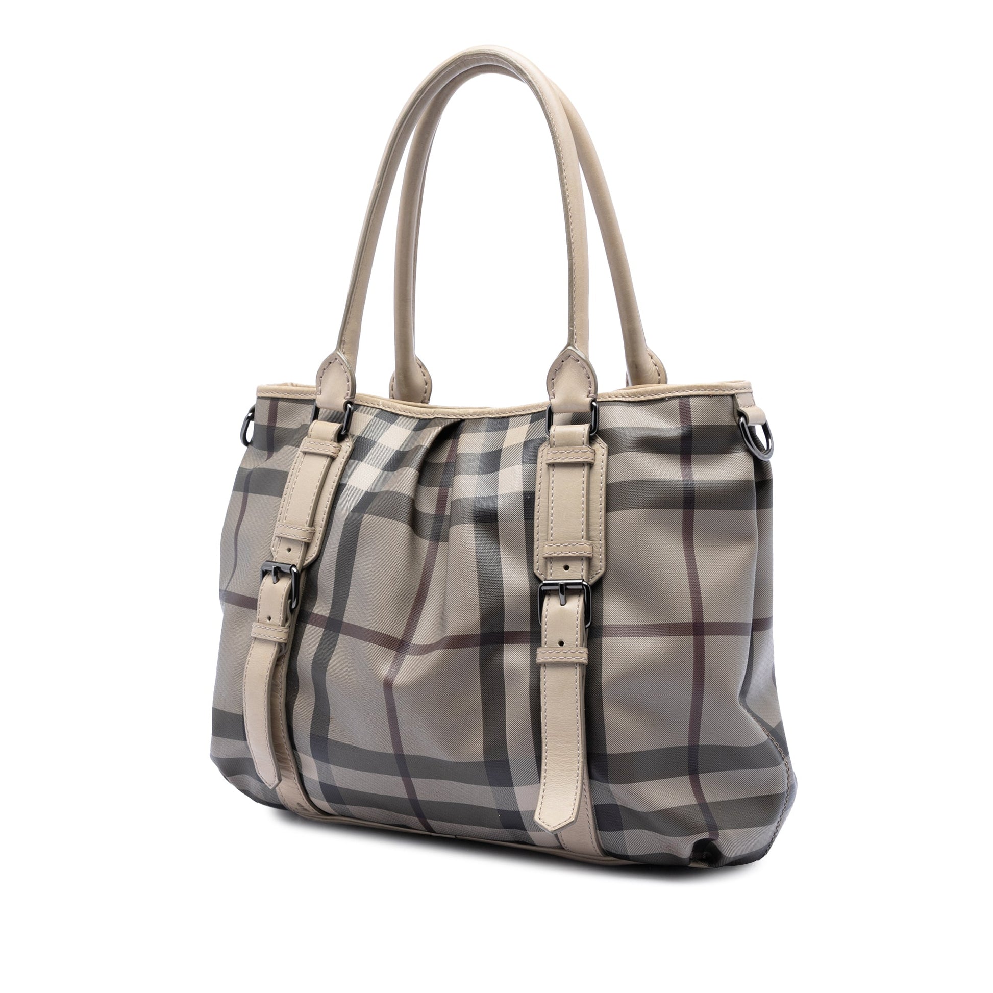 Smoke Check Coated Canvas Northfield Satchel