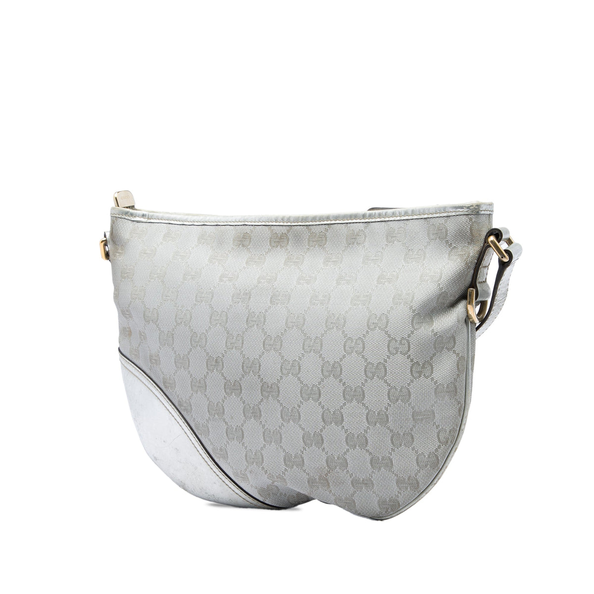 Gucci Medium GG Canvas New Britt Half Moon Crossbody