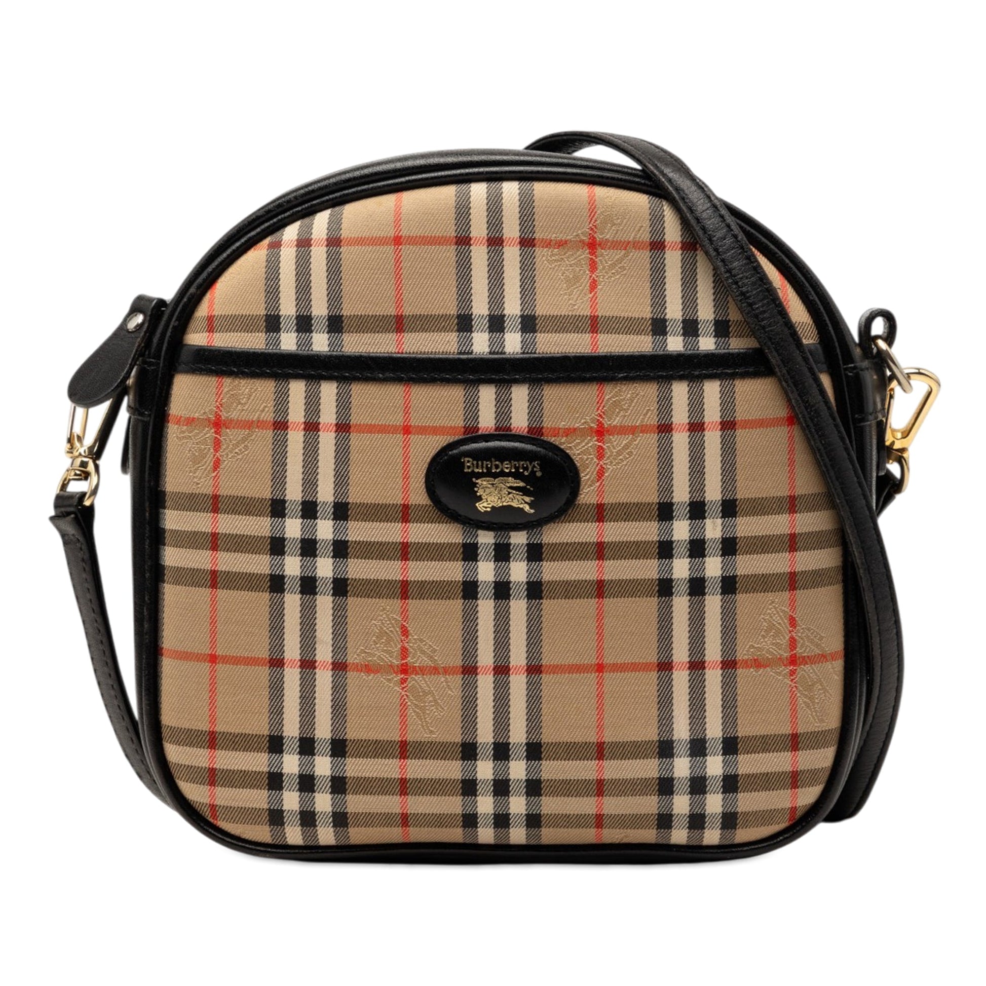 Burberry Haymarket Check Canvas Crossbody