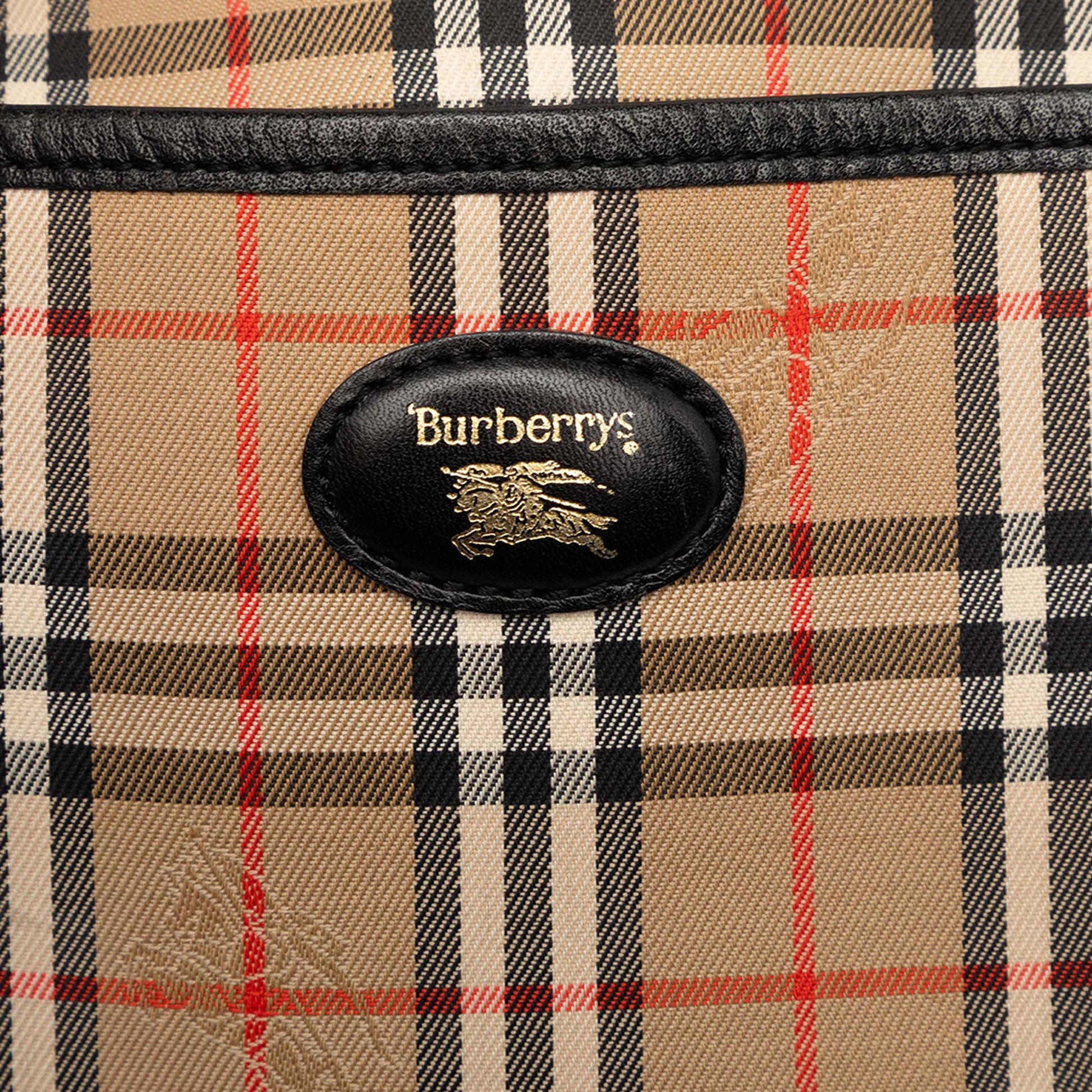 Burberry Haymarket Check Canvas Crossbody