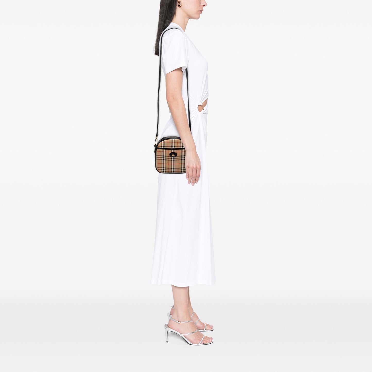 Burberry Haymarket Check Canvas Crossbody