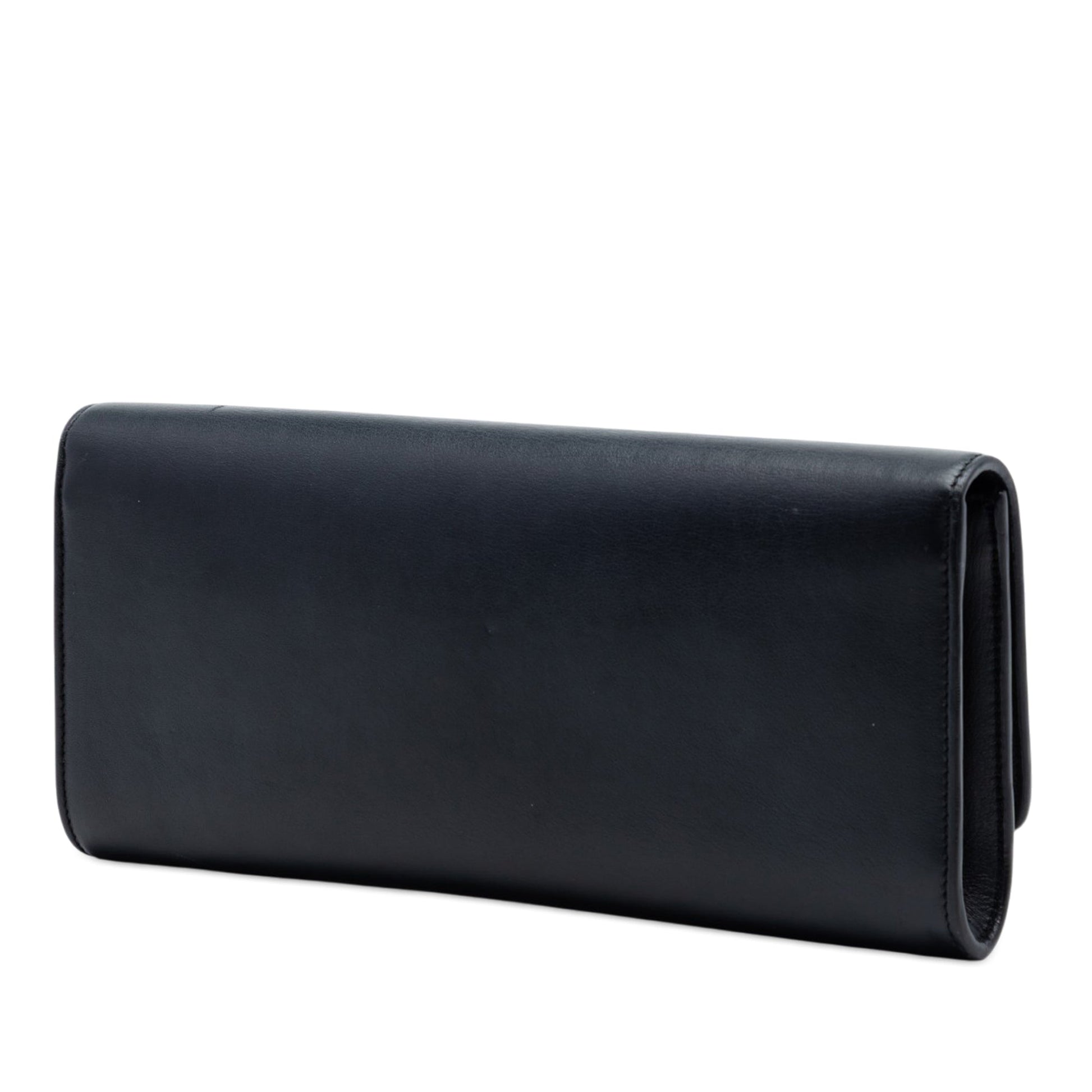 Gucci Calfskin Crystals Broadway Clutch