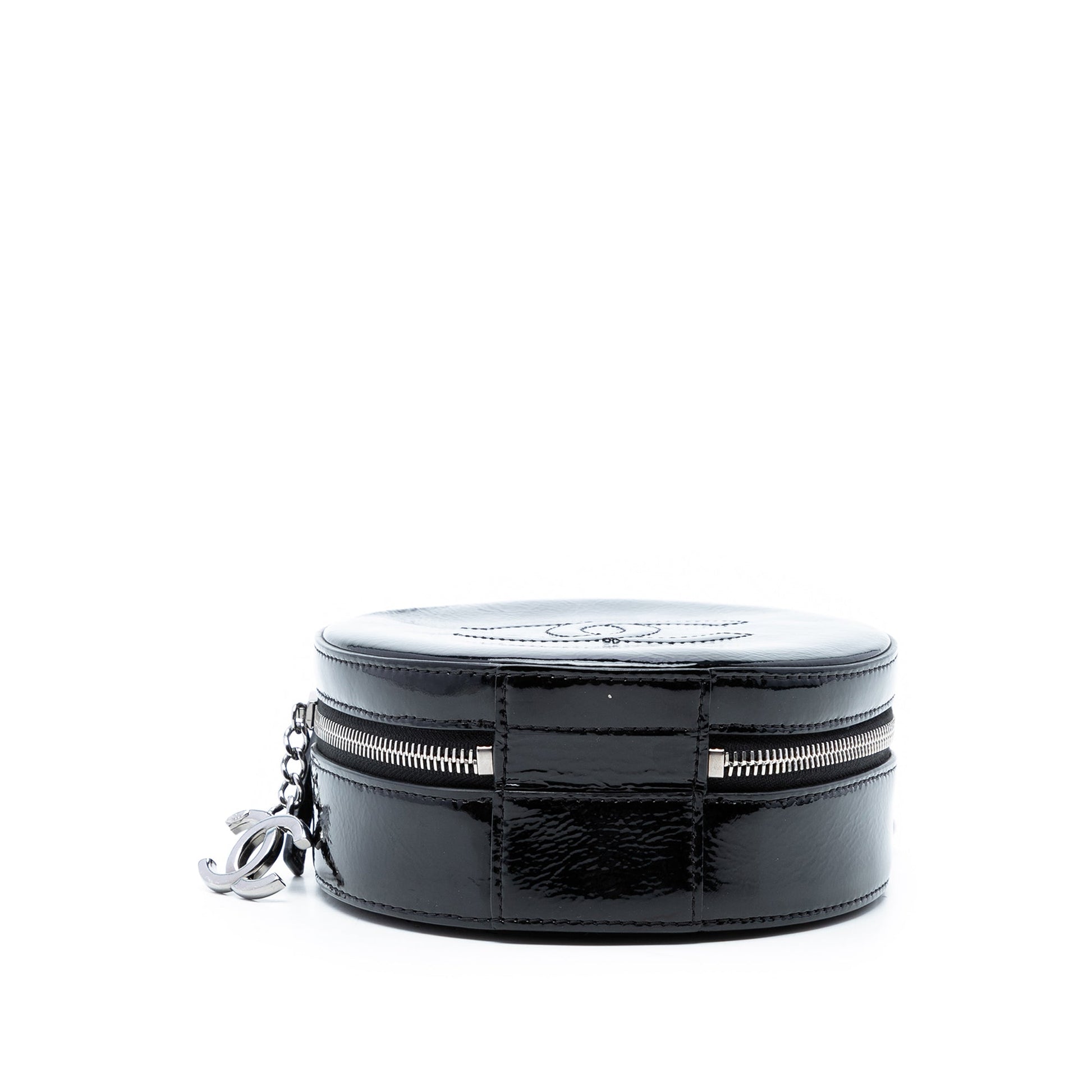 Chanel Patent Round As Earth Bag