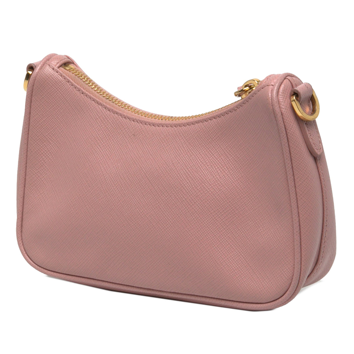 Prada Mini Saffiano Re Edition 2005 Satchel — Pink