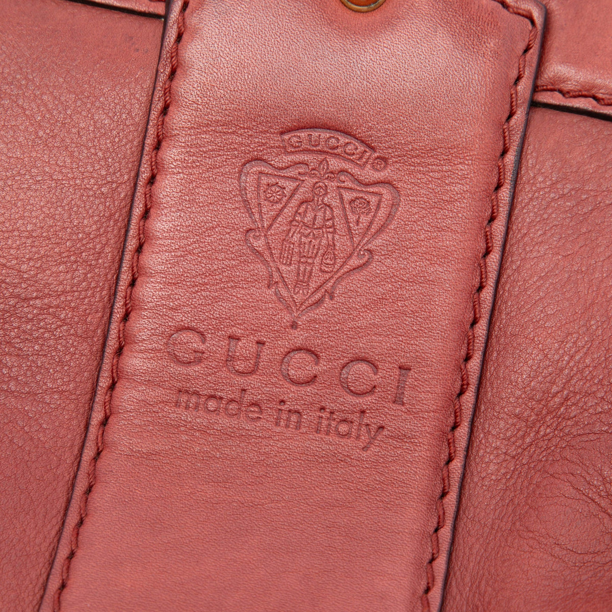 Gucci Calfskin Smilla Tote — Red