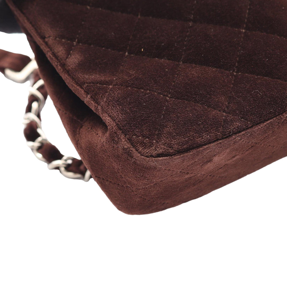 Chanel CC Quilted Jersey Backpack — Brown
