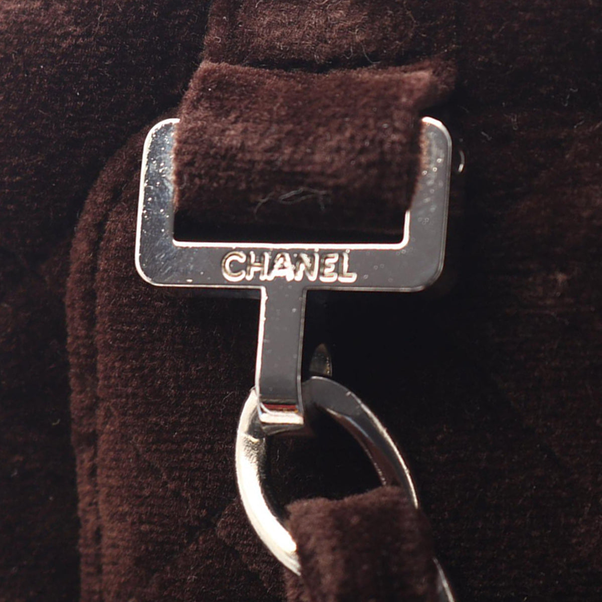 Chanel CC Quilted Jersey Backpack — Brown