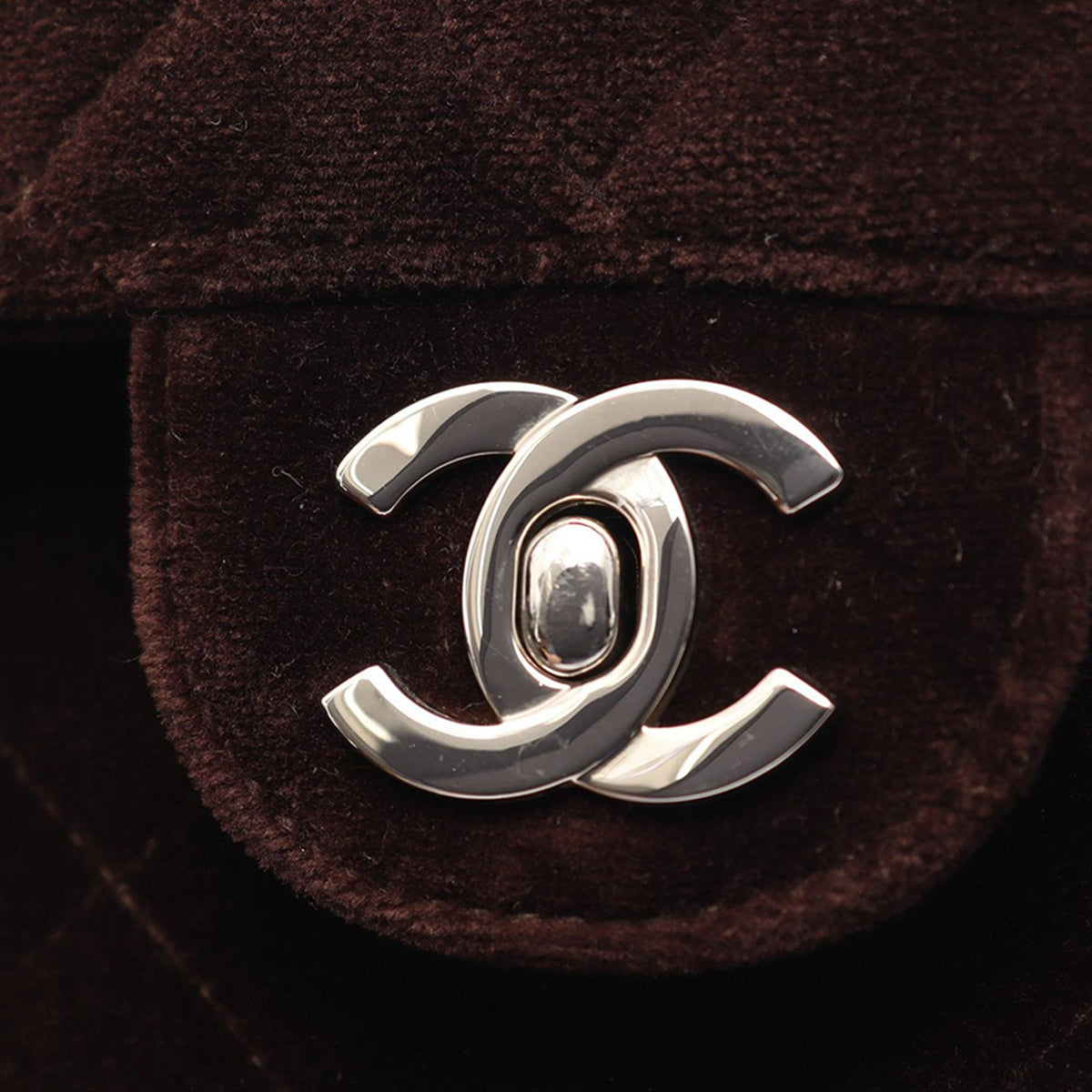 Chanel CC Quilted Jersey Backpack — Brown