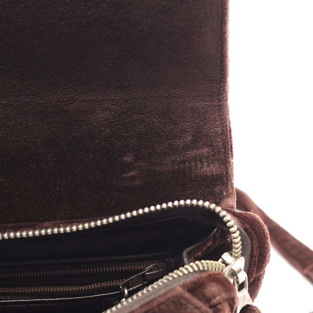 Chanel CC Quilted Jersey Backpack — Brown