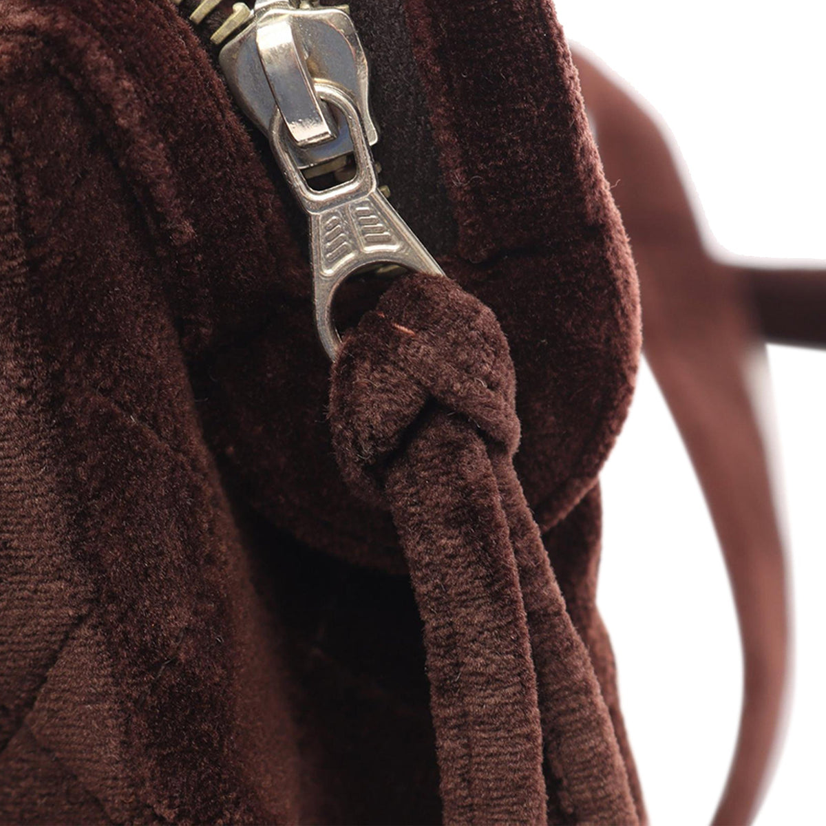 Chanel CC Quilted Jersey Backpack — Brown