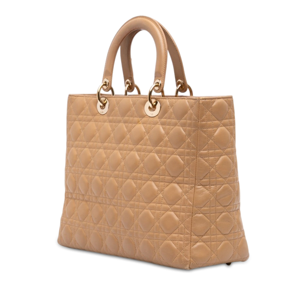 Dior Large Lambskin Cannage Lady Dior