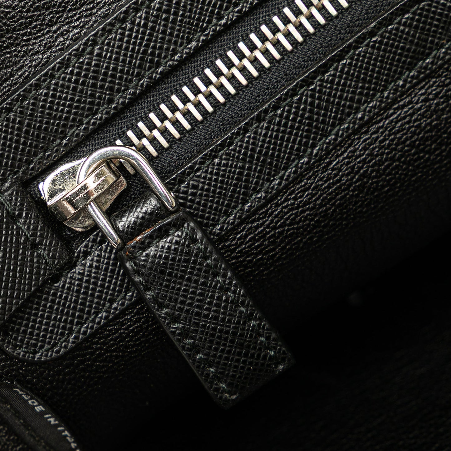Prada Saffiano Portfolio Zip Clutch