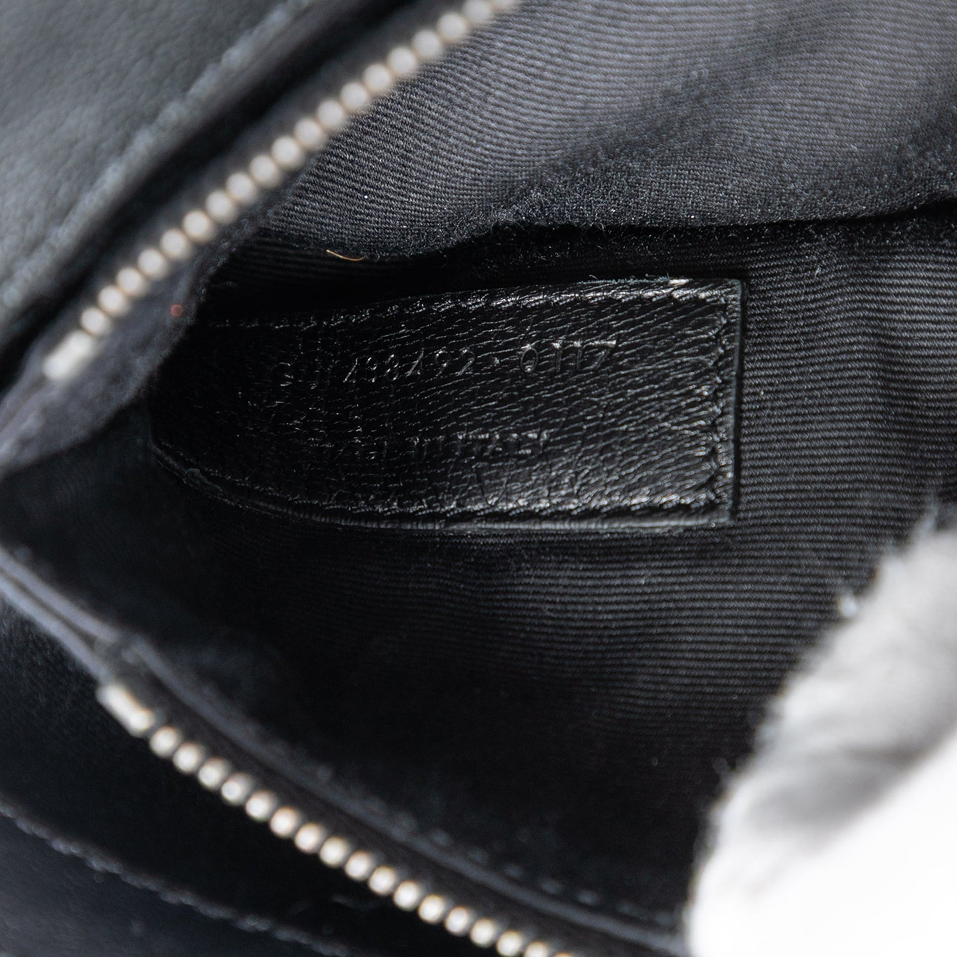 Saint Laurent Mini Chevron Sheepskin Monogram College Satchel