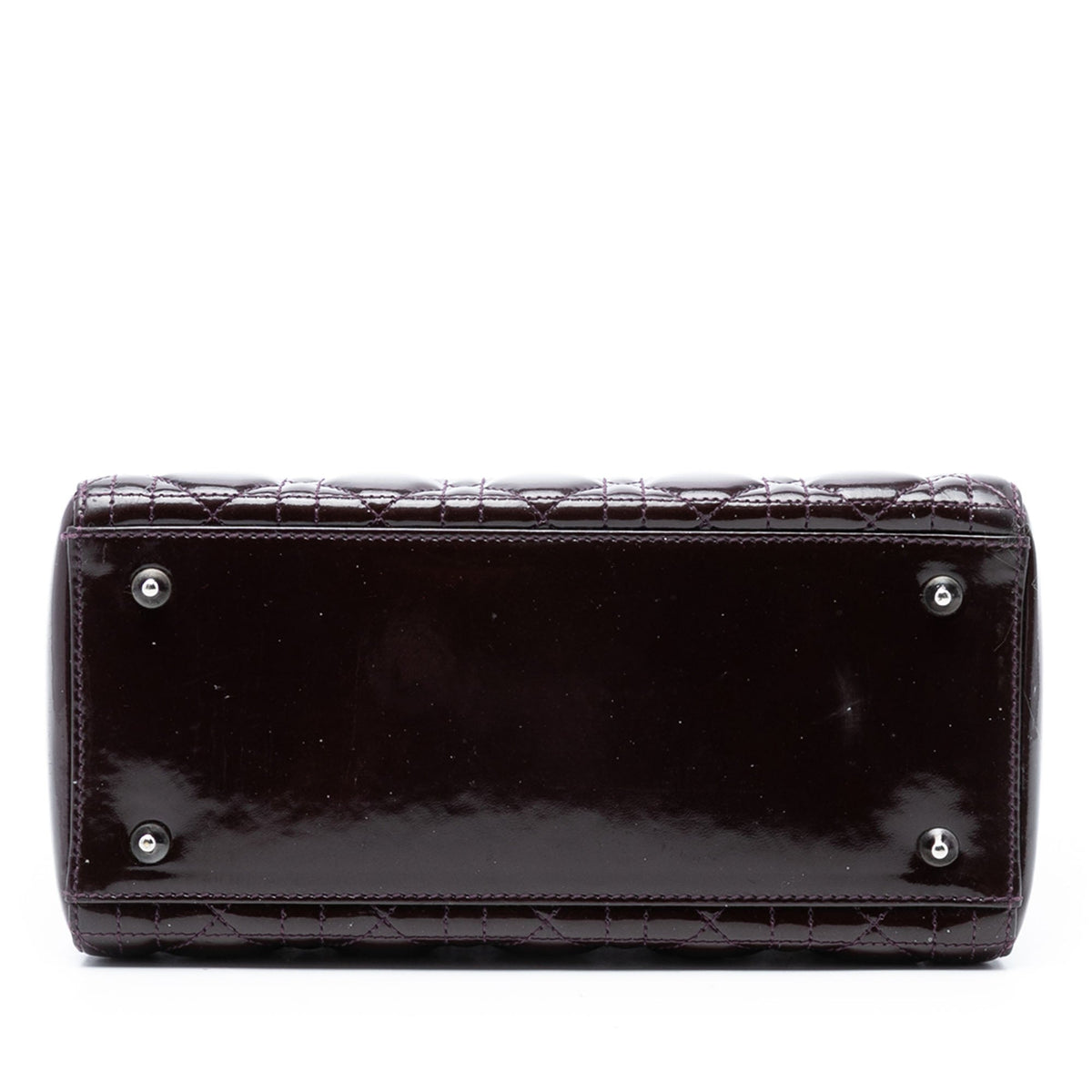 Dior Medium Patent Cannage Lady Dior