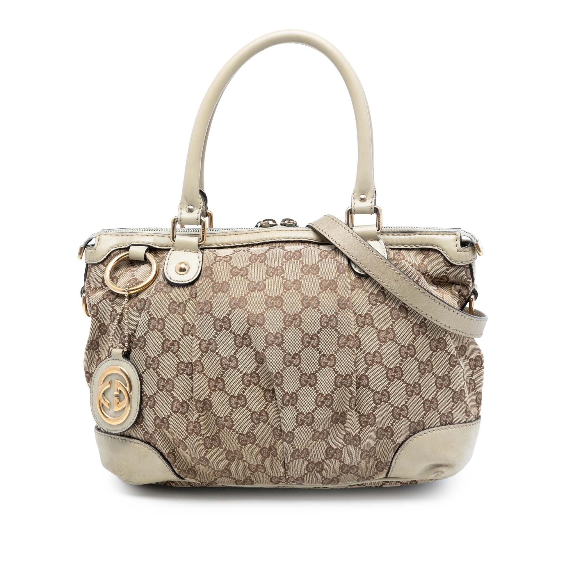 Gucci GG Canvas Sukey Satchel