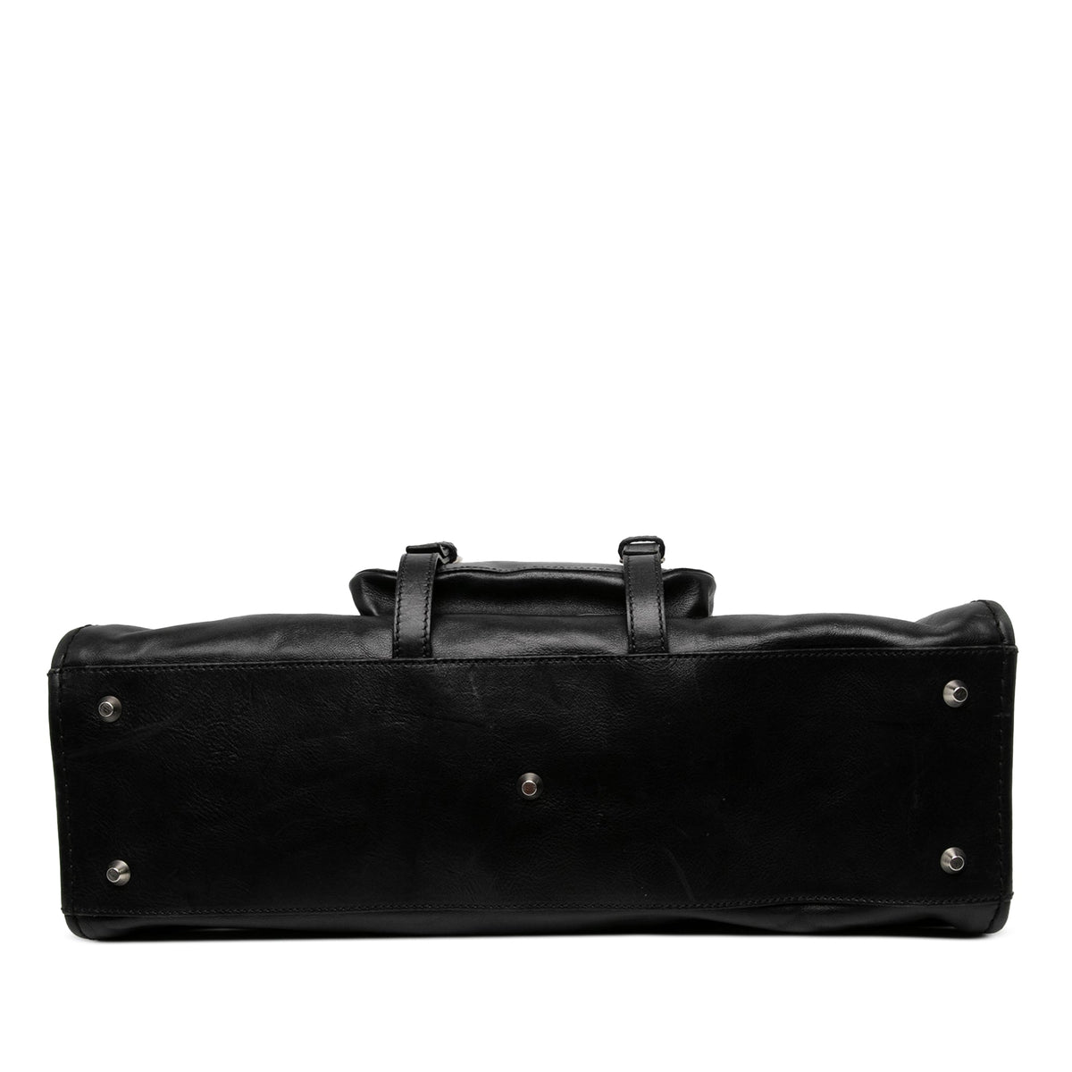 Chloé Oversized Buffalo Leather Edith Day Bag — Black