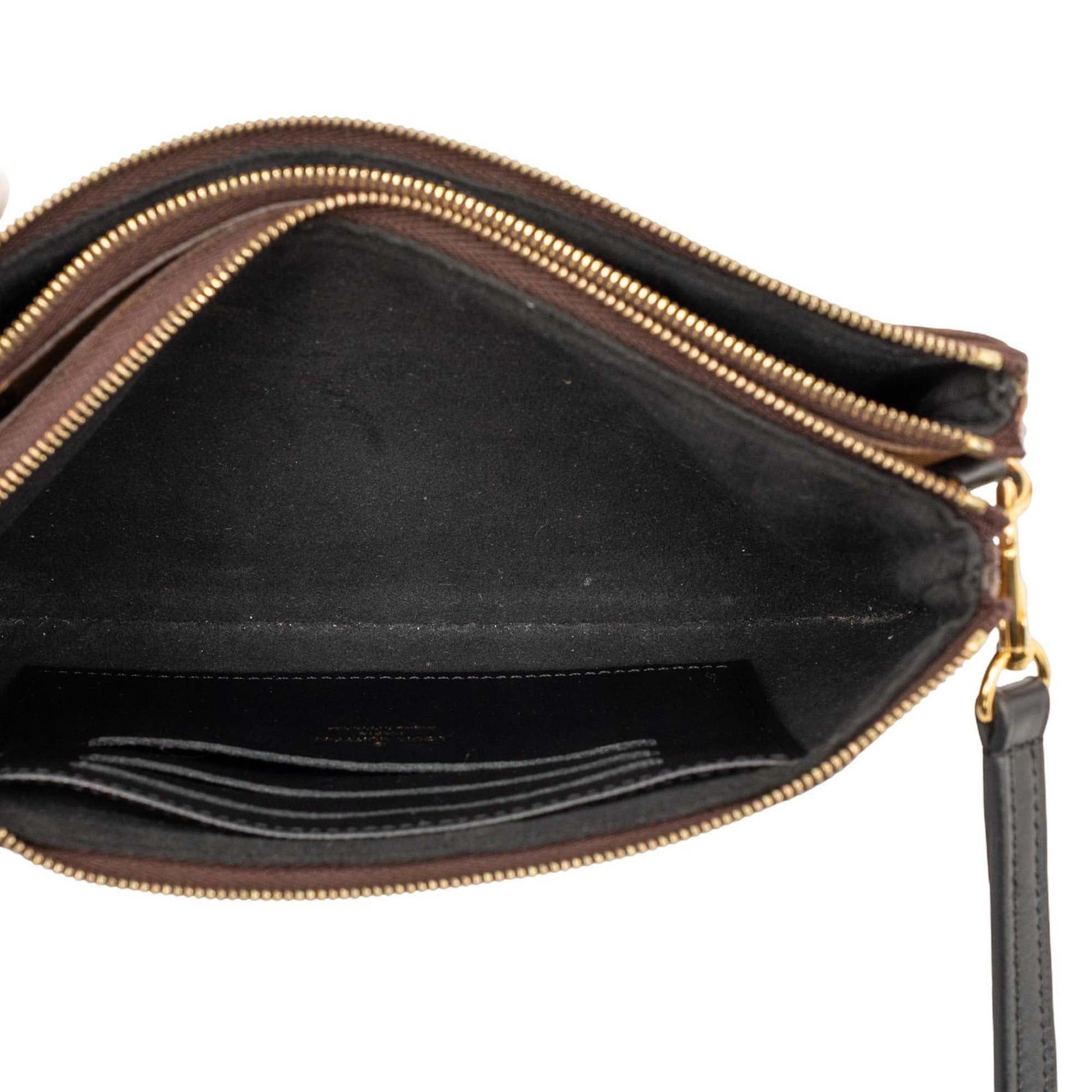 Louis Vuitton Monogram Giant Reverse Double Zip Pochette