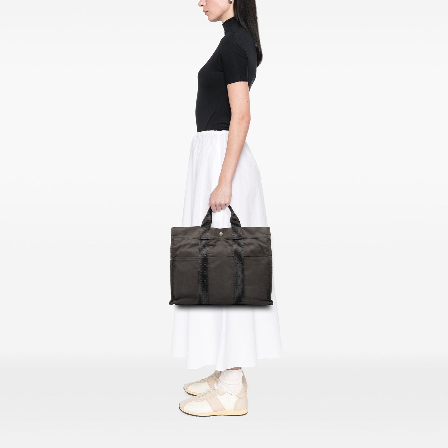 Hermès Canvas Herline MM