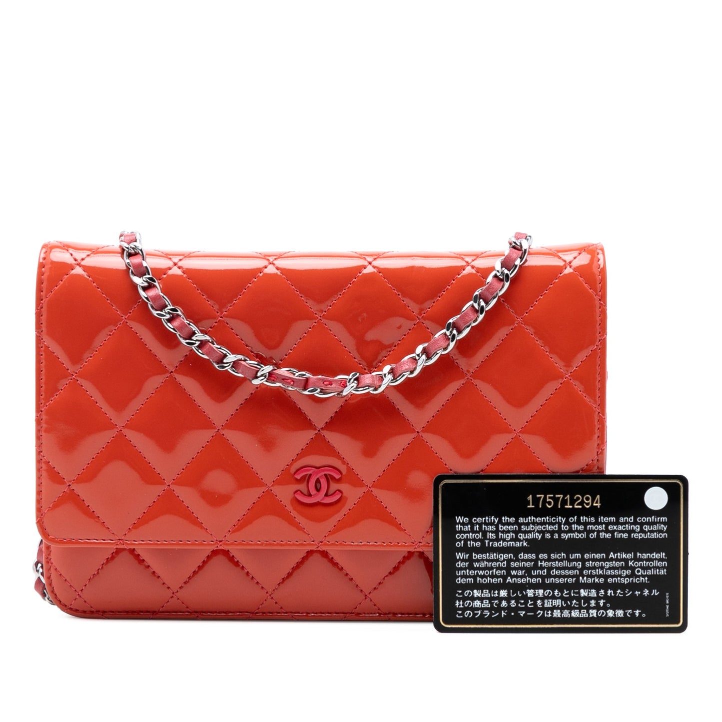 CC Quilted Patent Incognito Wallet On Chain