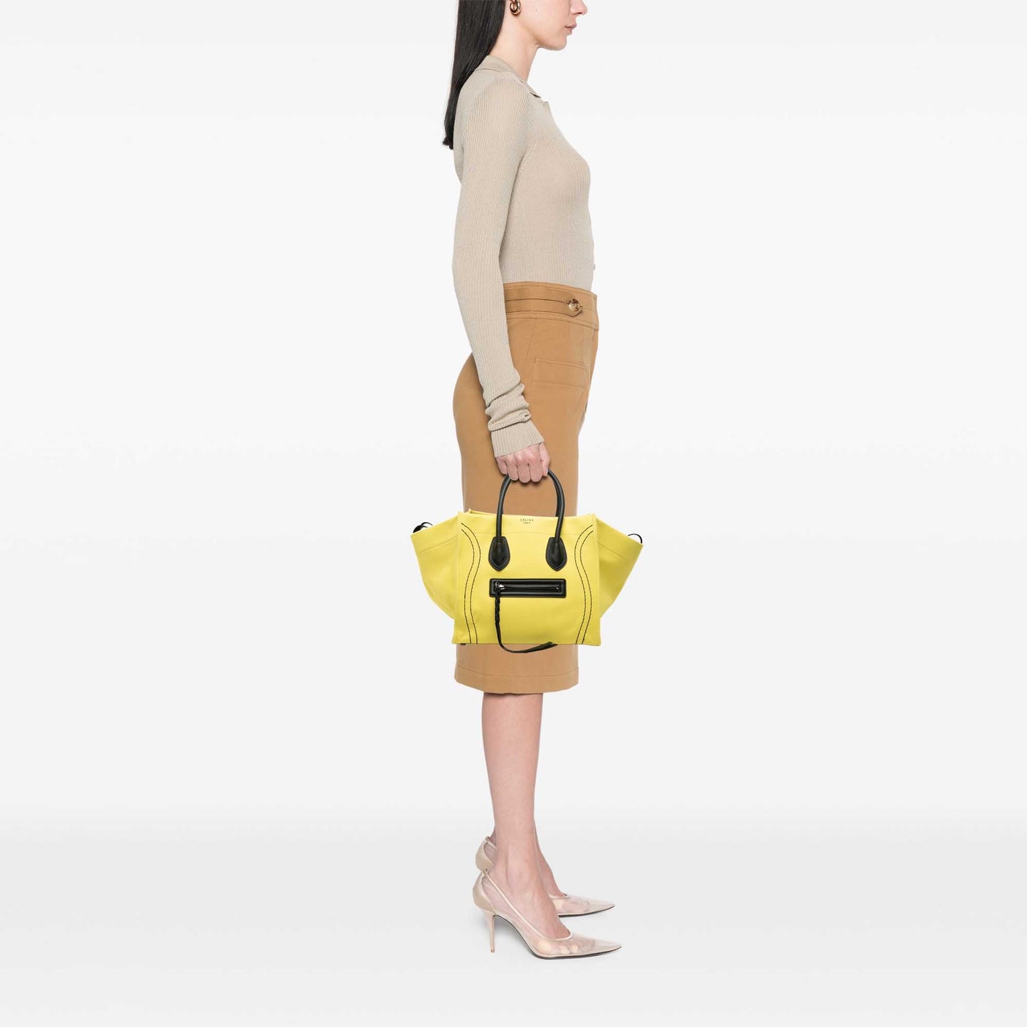 Celine Medium Canvas Phantom Luggage Tote