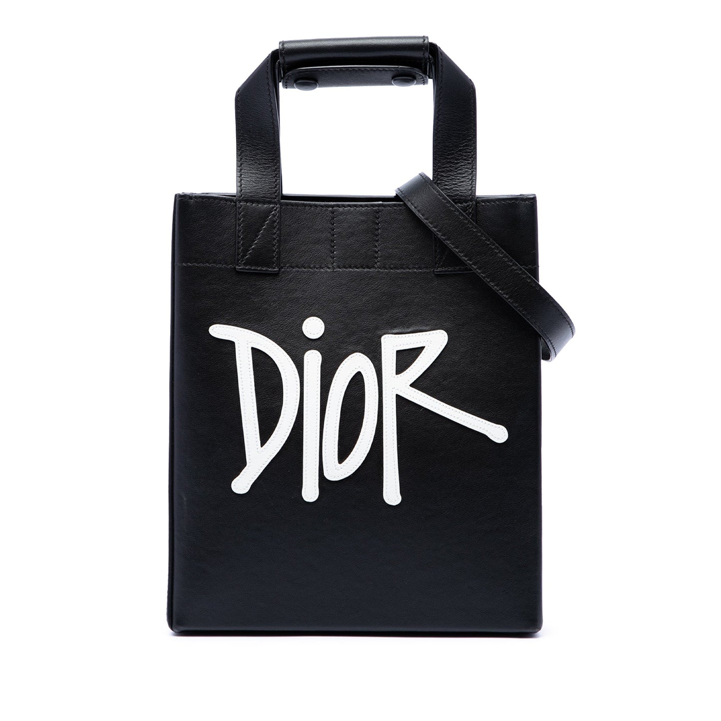 Dior Stussy Small Logo Applique Tote