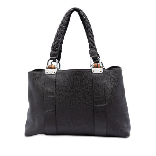 Gucci Calfskin Bamboo Libeccio Tote