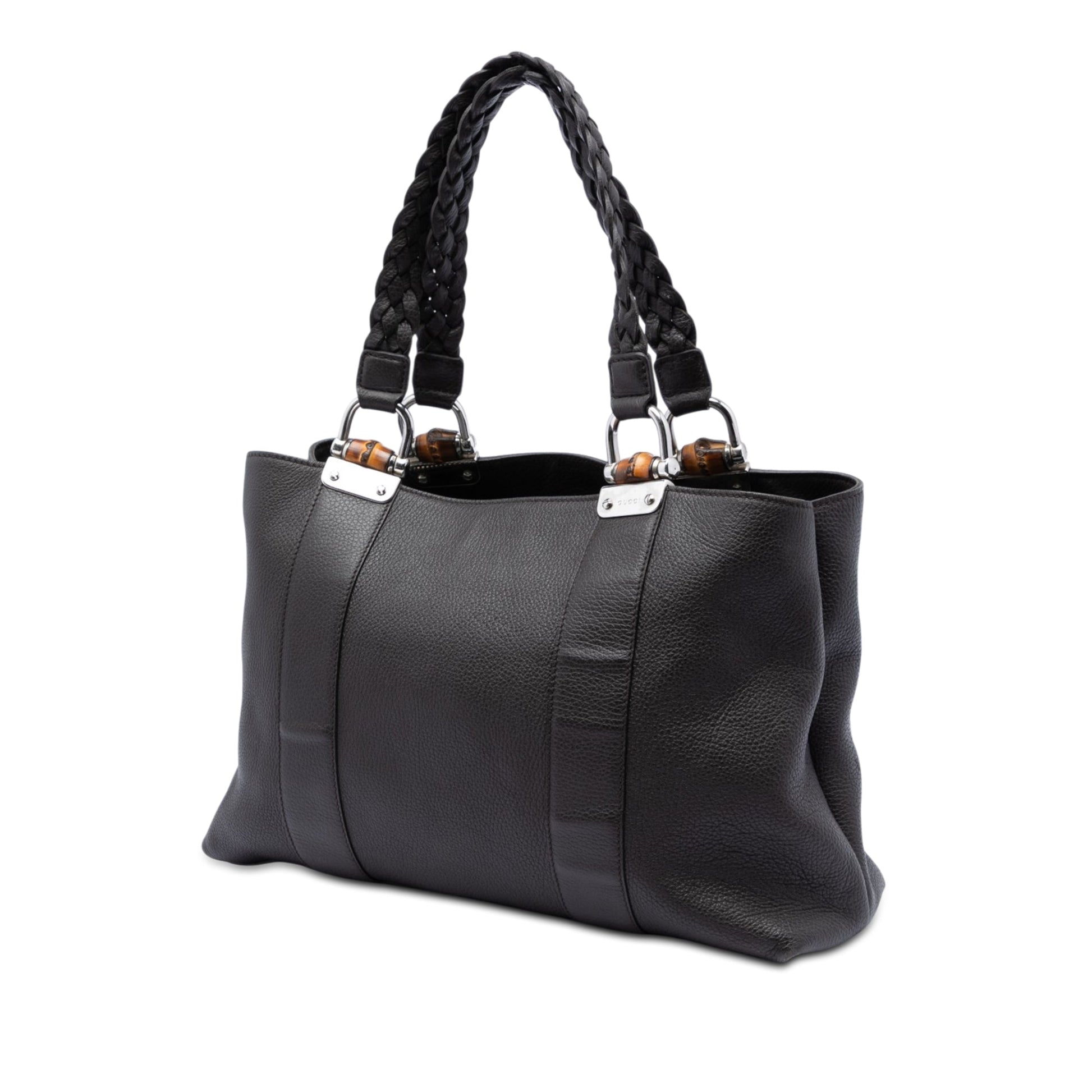 Gucci Calfskin Bamboo Libeccio Tote