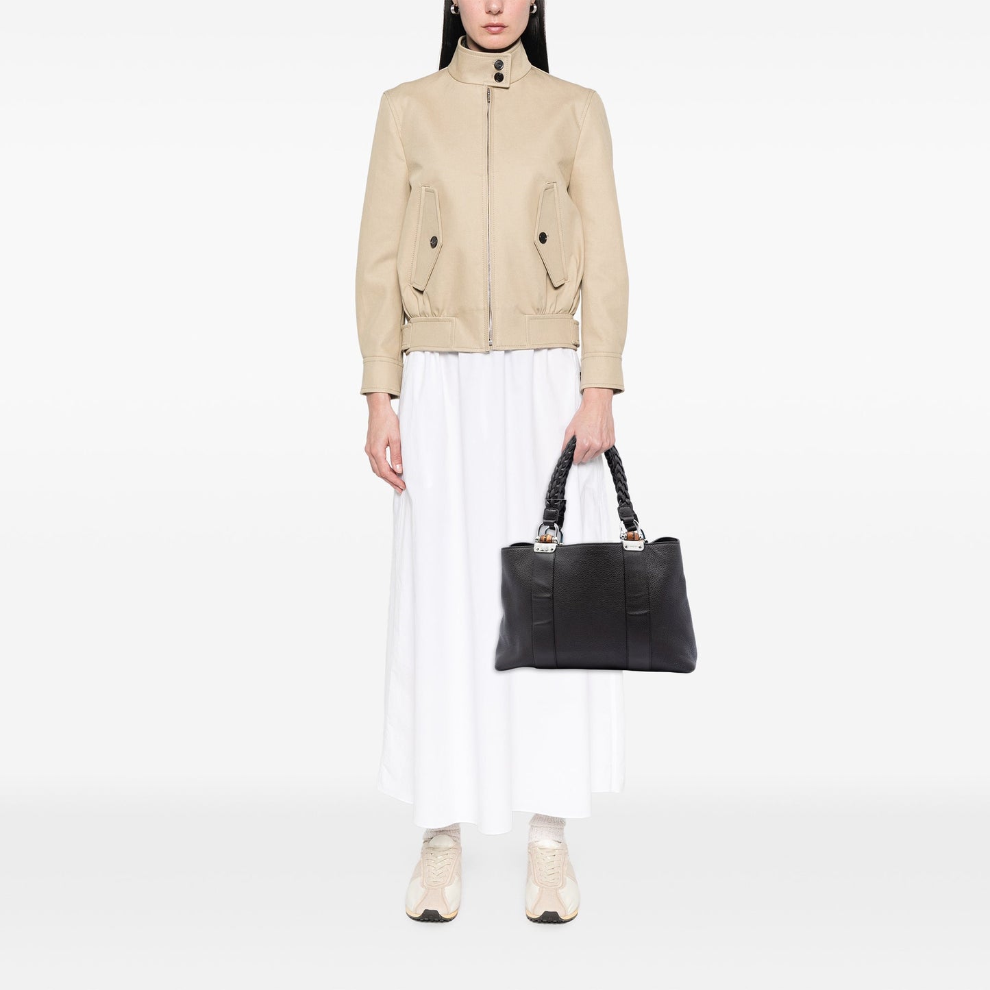 Gucci Calfskin Bamboo Libeccio Tote