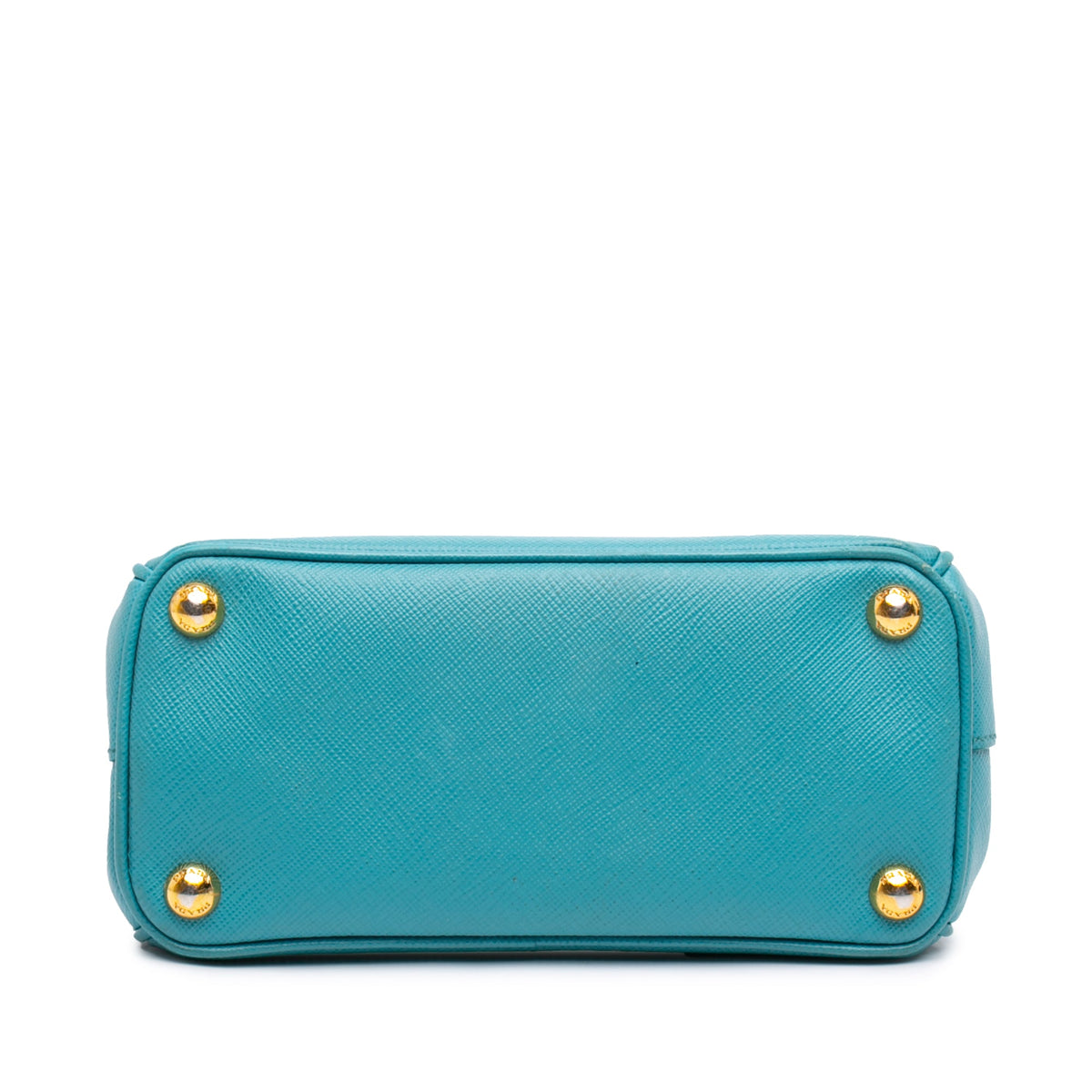 Prada Micro Saffiano Galleria Double Zip Satchel