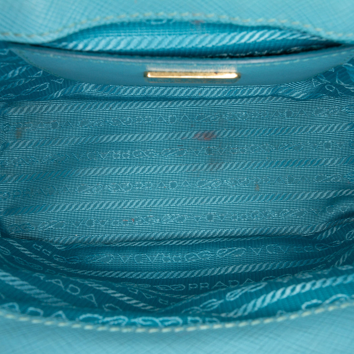 Prada Micro Saffiano Galleria Double Zip Satchel