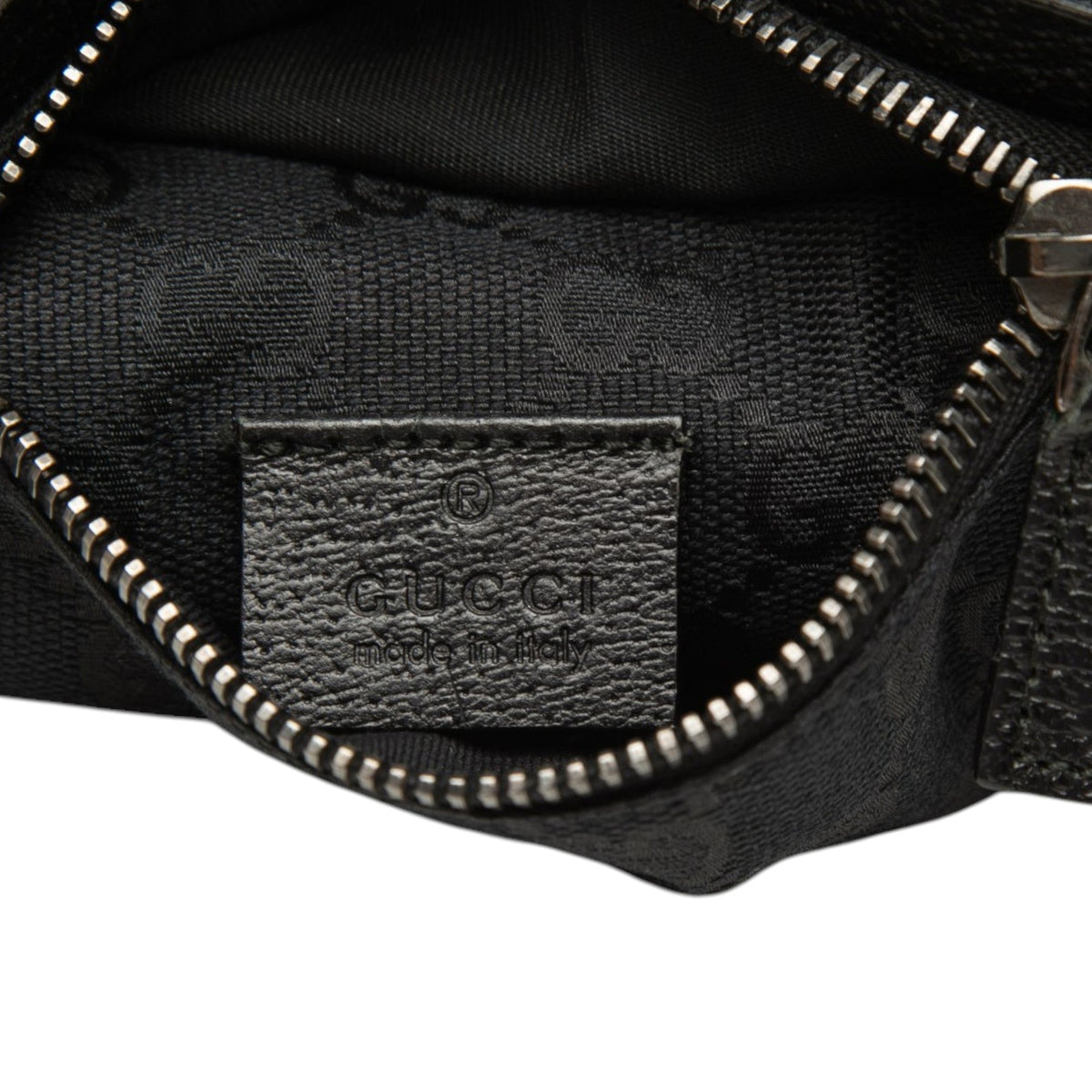 Gucci GG Canvas Double Pocket Belt Bag