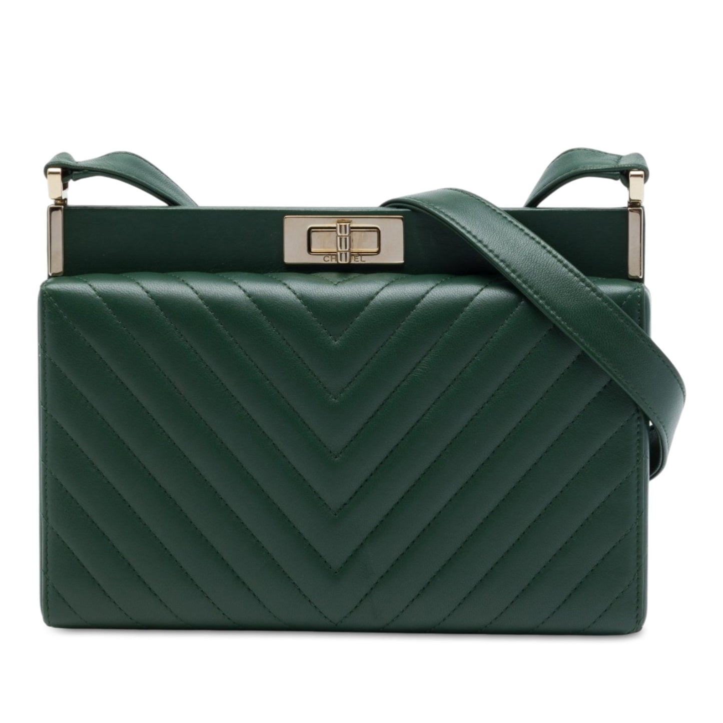 Chanel Chevron Lambskin Reissue 2.55 Box Crossbody