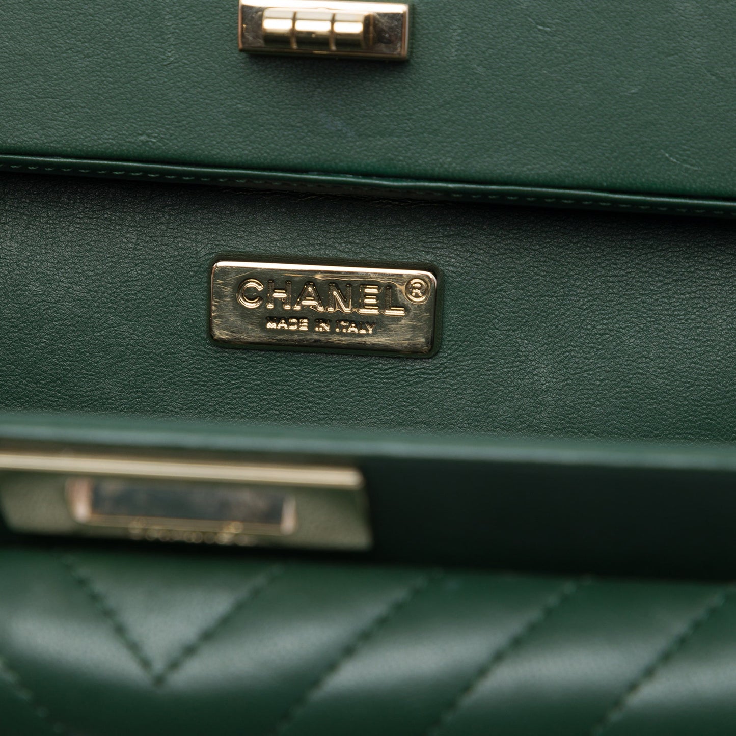 Chanel Chevron Lambskin Reissue 2.55 Box Crossbody