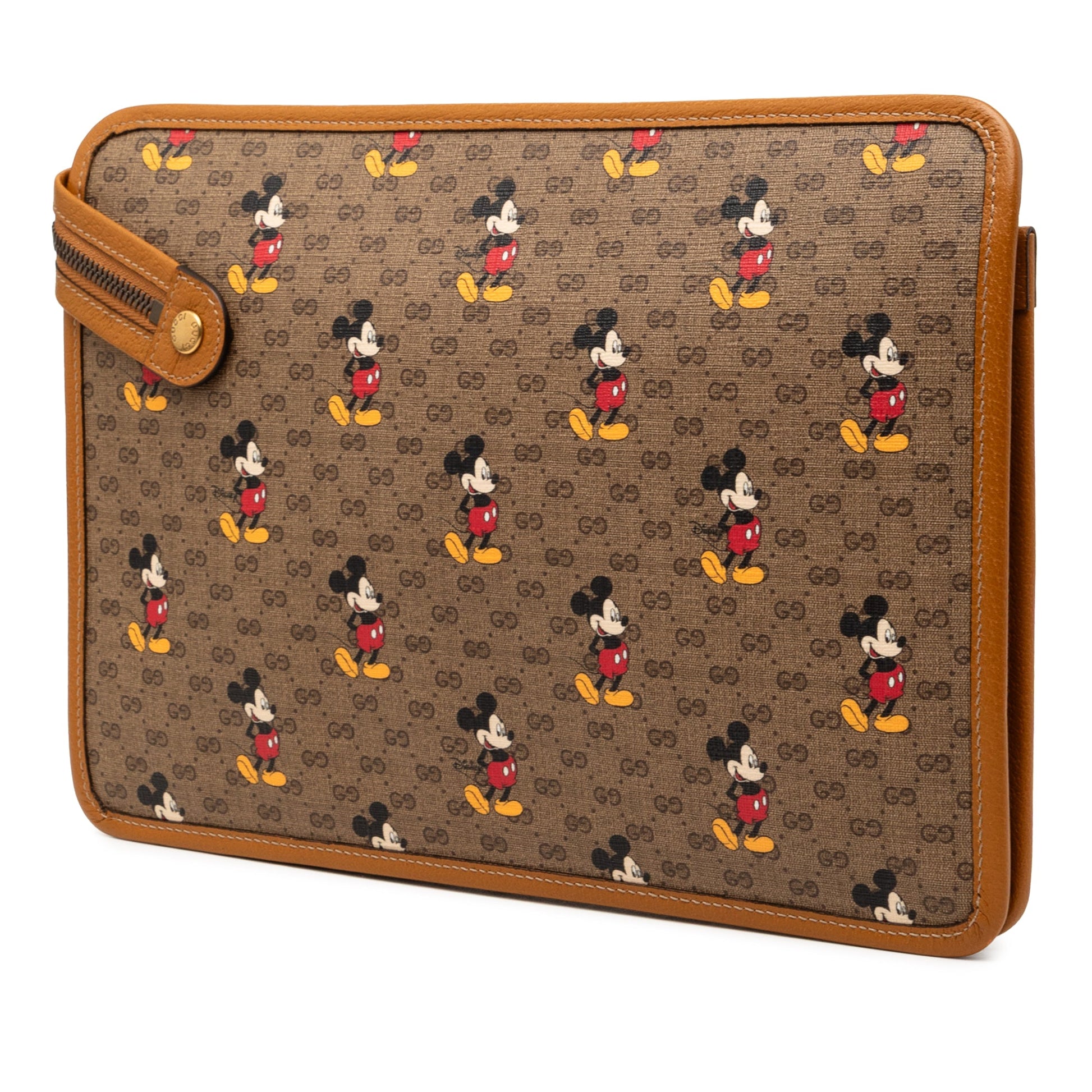 Gucci Disney Micro GG Supreme Mickey Mouse Clutch