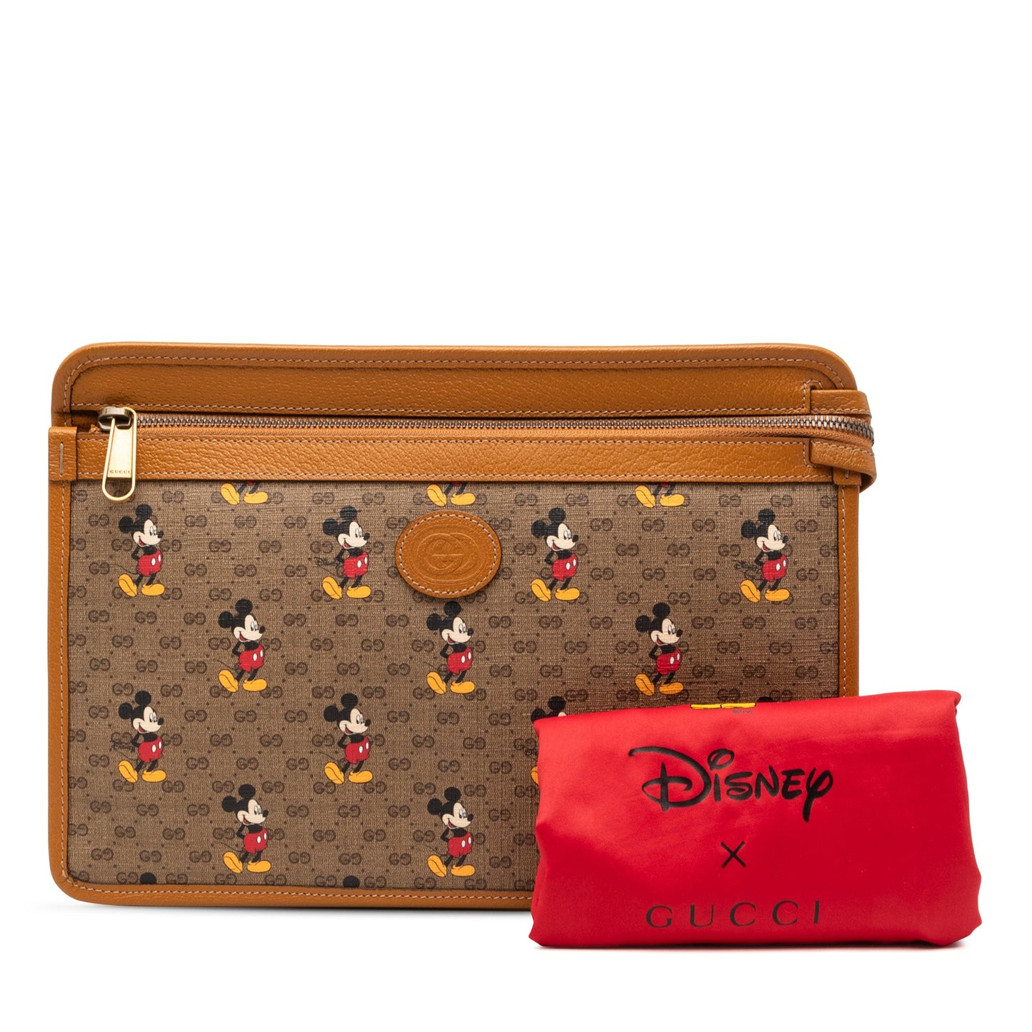 Gucci Disney Micro GG Supreme Mickey Mouse Clutch