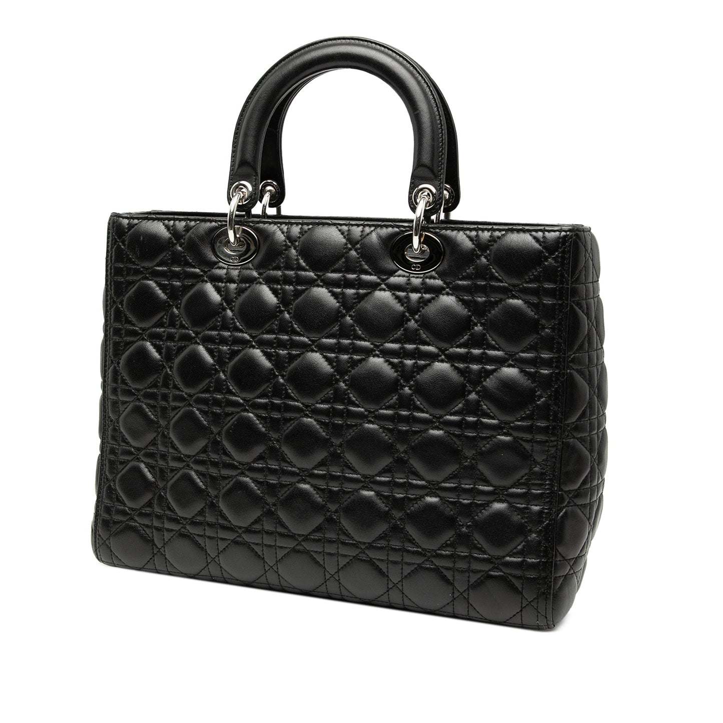 Dior Large Lambskin Cannage Lady Dior