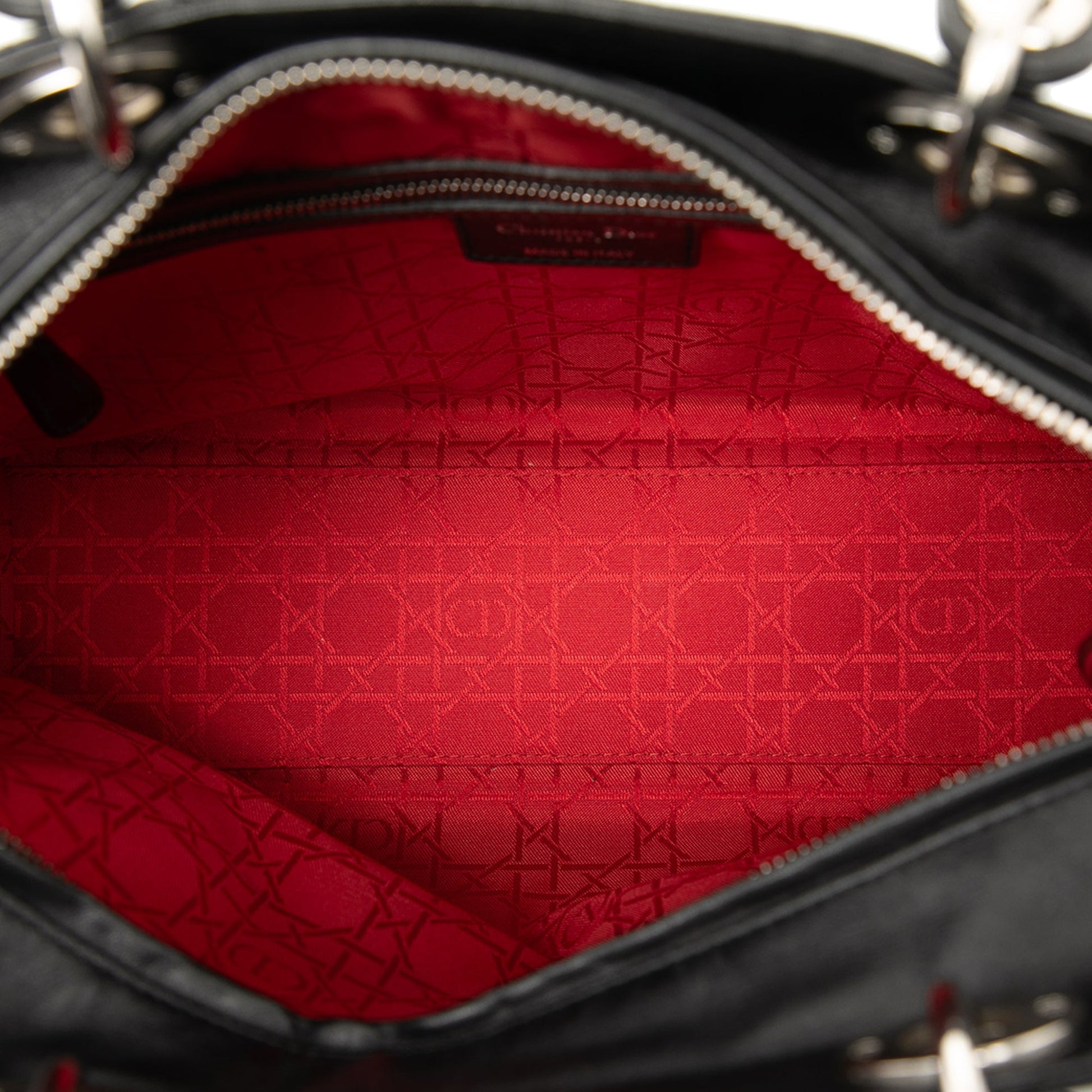 Dior Large Lambskin Cannage Lady Dior
