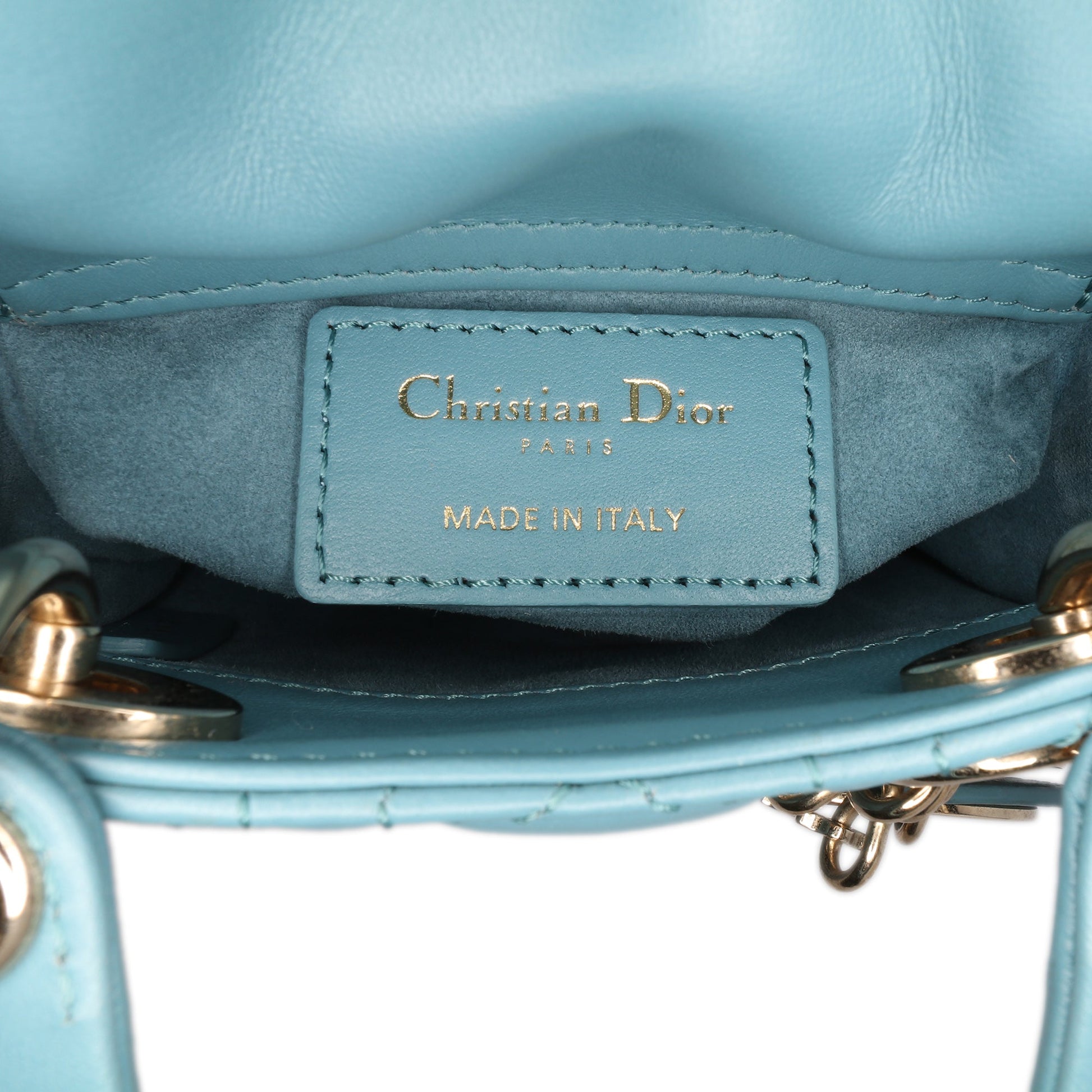 Dior Micro Lambskin Cannage Lady Dior