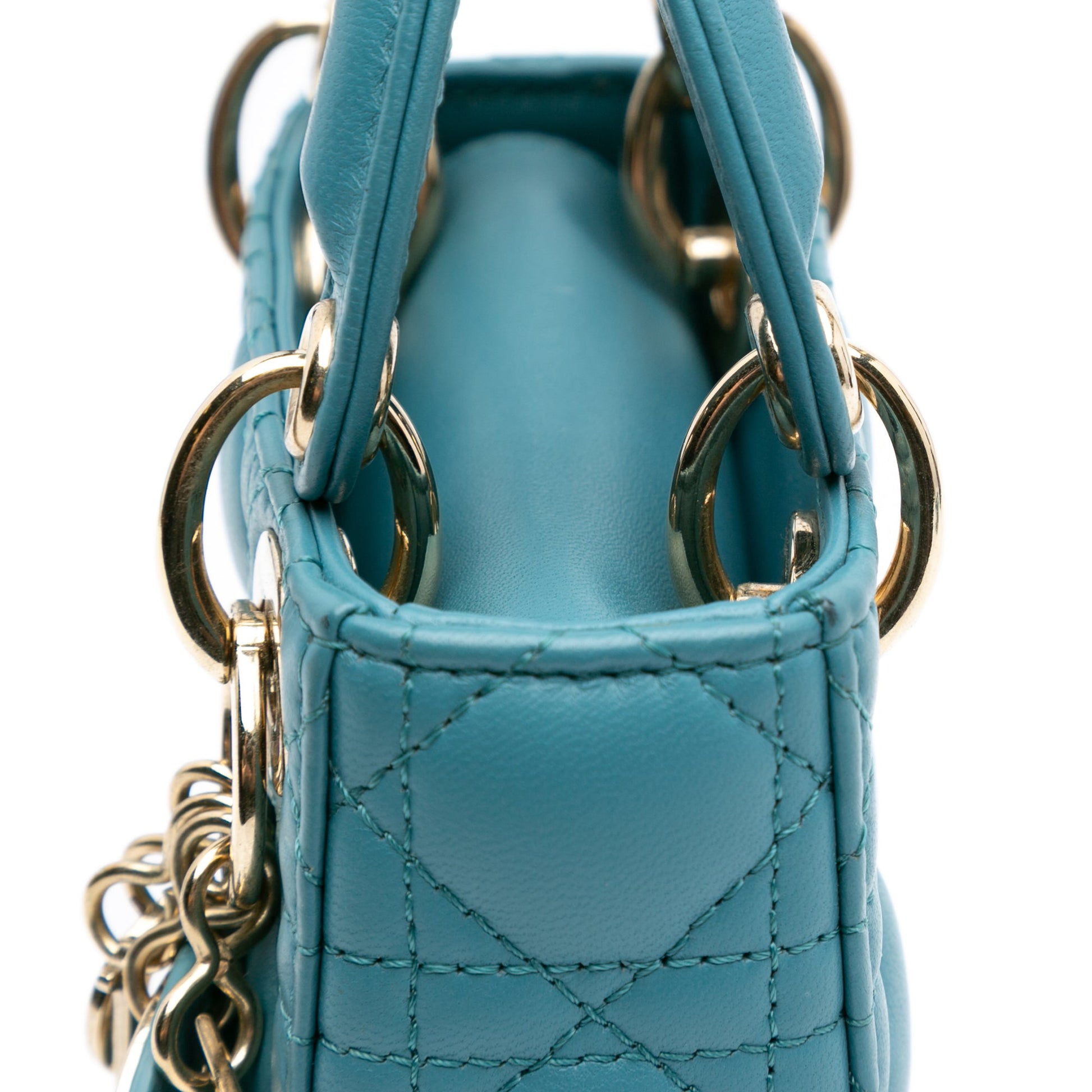 Dior Micro Lambskin Cannage Lady Dior
