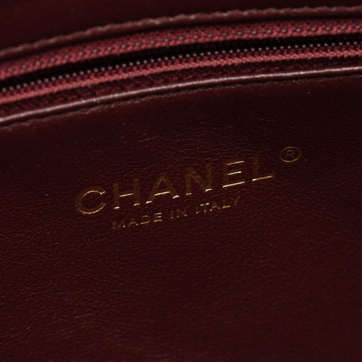 Chanel CC Quilted Lambskin Diamond Full Flap
